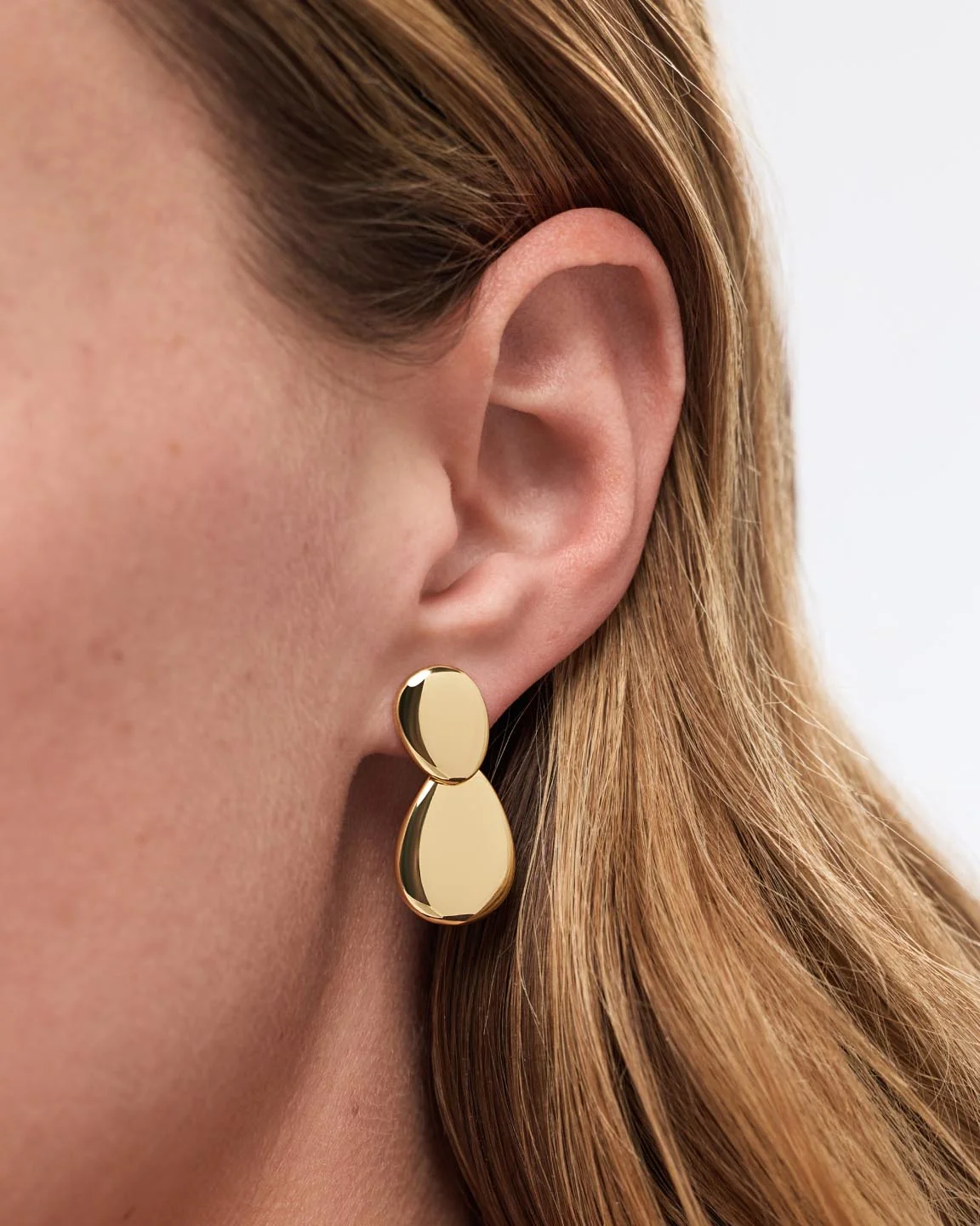 Drop Earrings - Pebble Earrings - Image 3