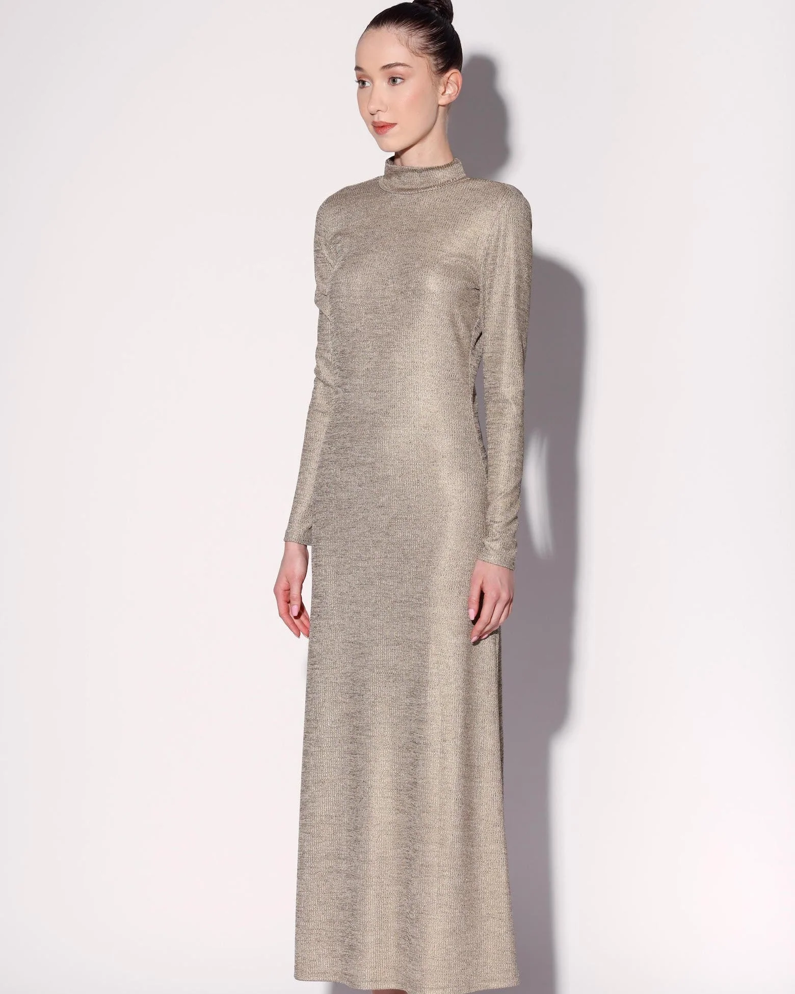Ella Dress, Gold - Image 3
