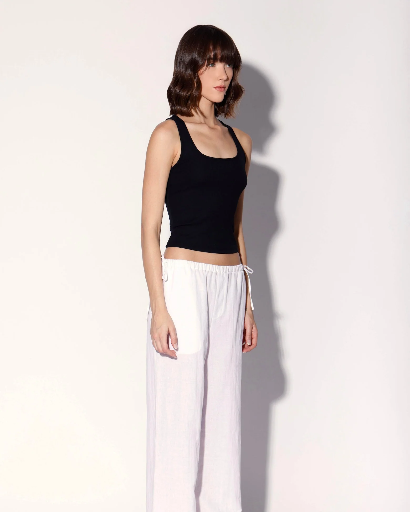 Ellery Tank Top, Black - Image 3