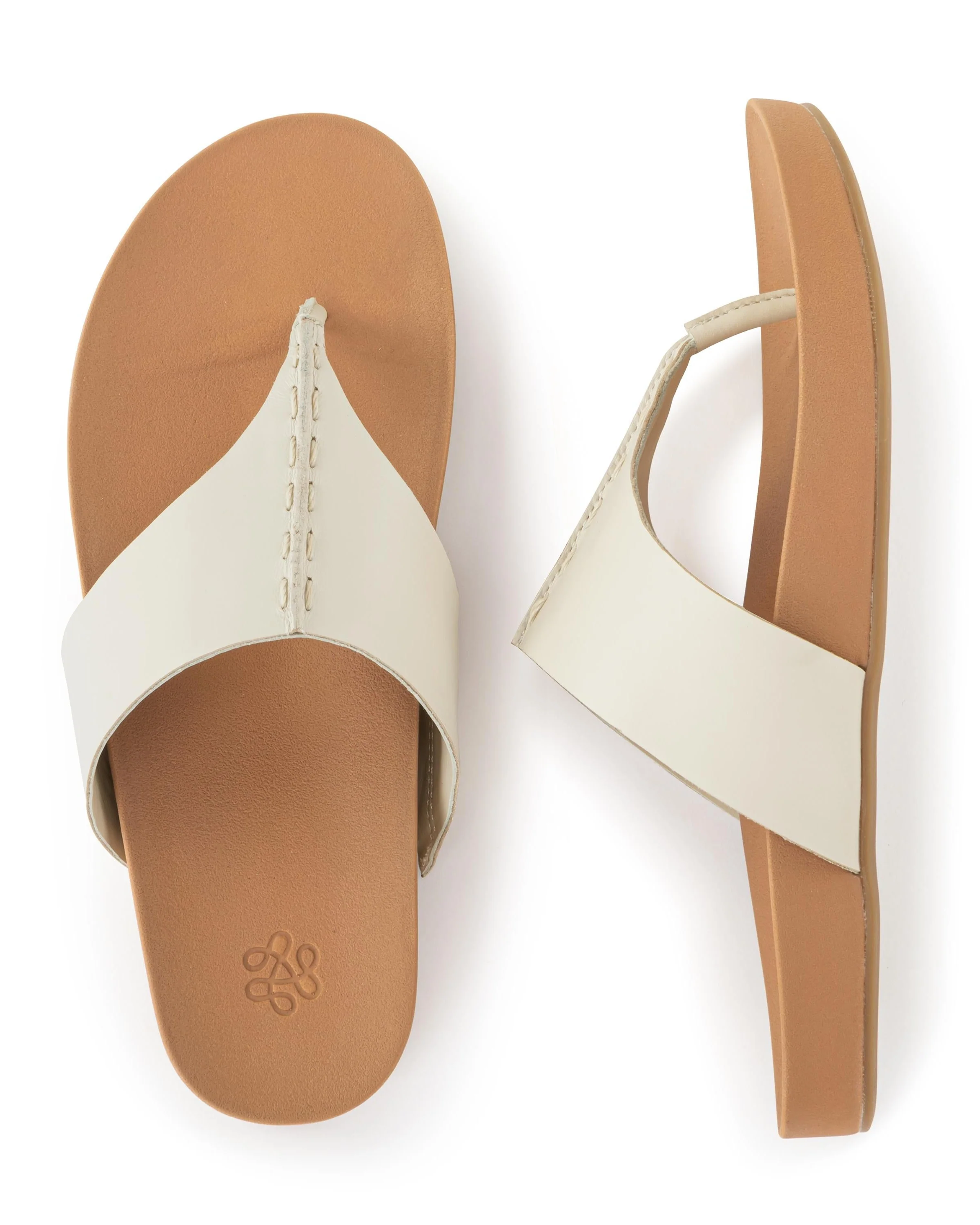 Everly Sandal - Leather - Stone - Image 4