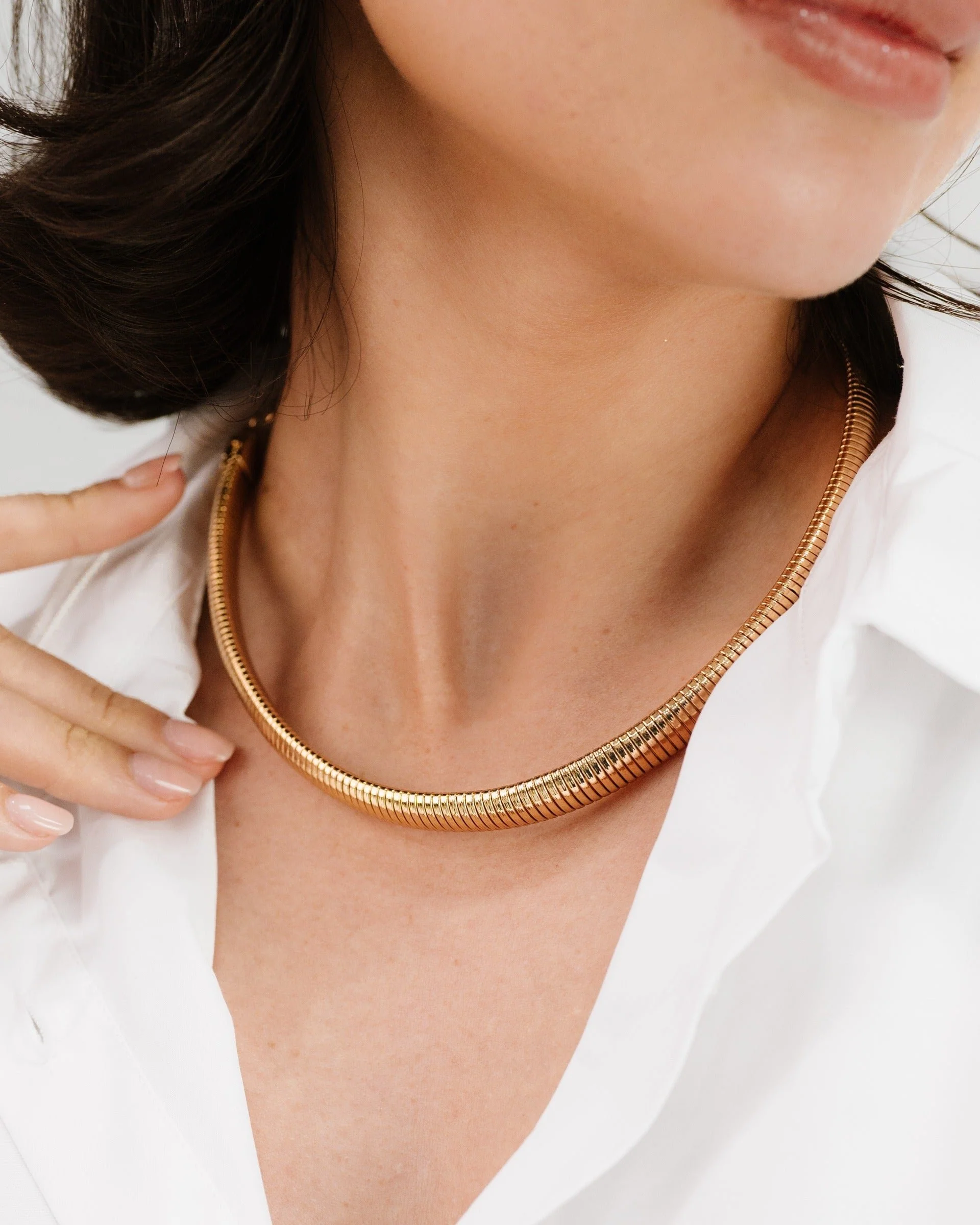 Flex Snake Chain Necklace - Image 2