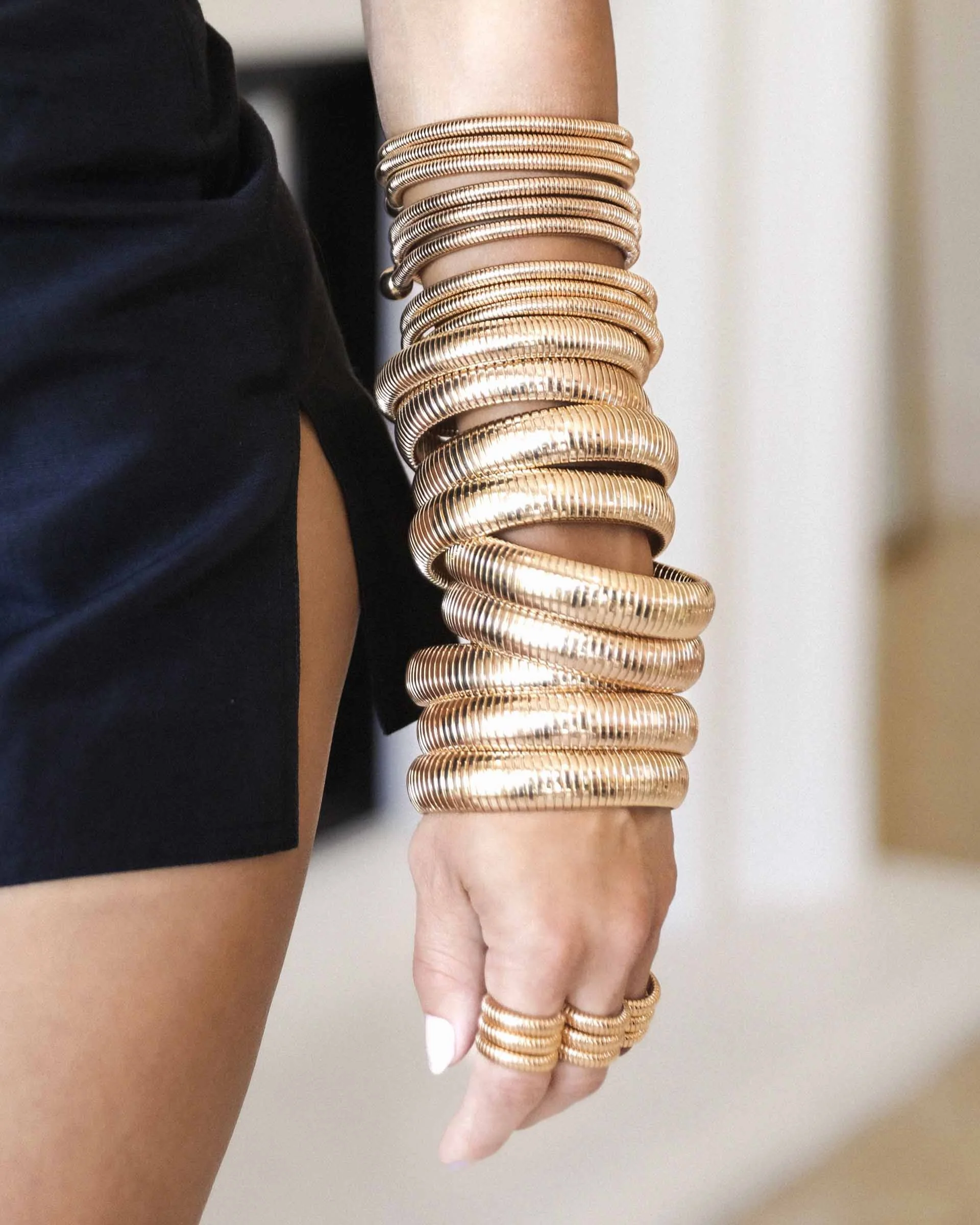 Flex Snake Chain Stretch Bracelet Set - Image 8