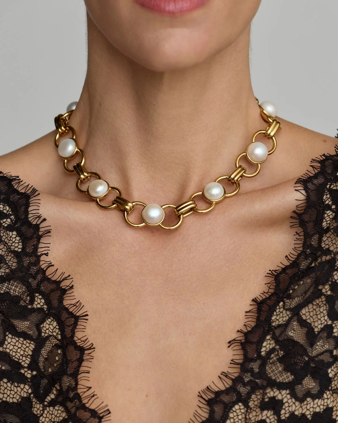 FRESHWATER PEARL CELESTE NECKLACE - Image 2