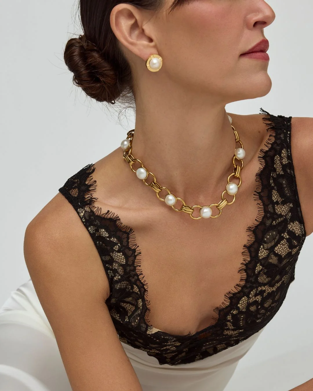 FRESHWATER PEARL CELESTE NECKLACE - Image 3