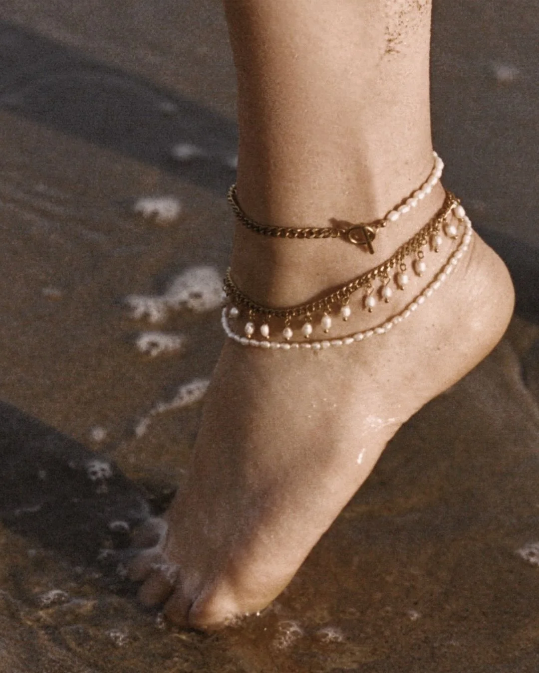 Freshwater Pearl Michel Anklet - Image 3