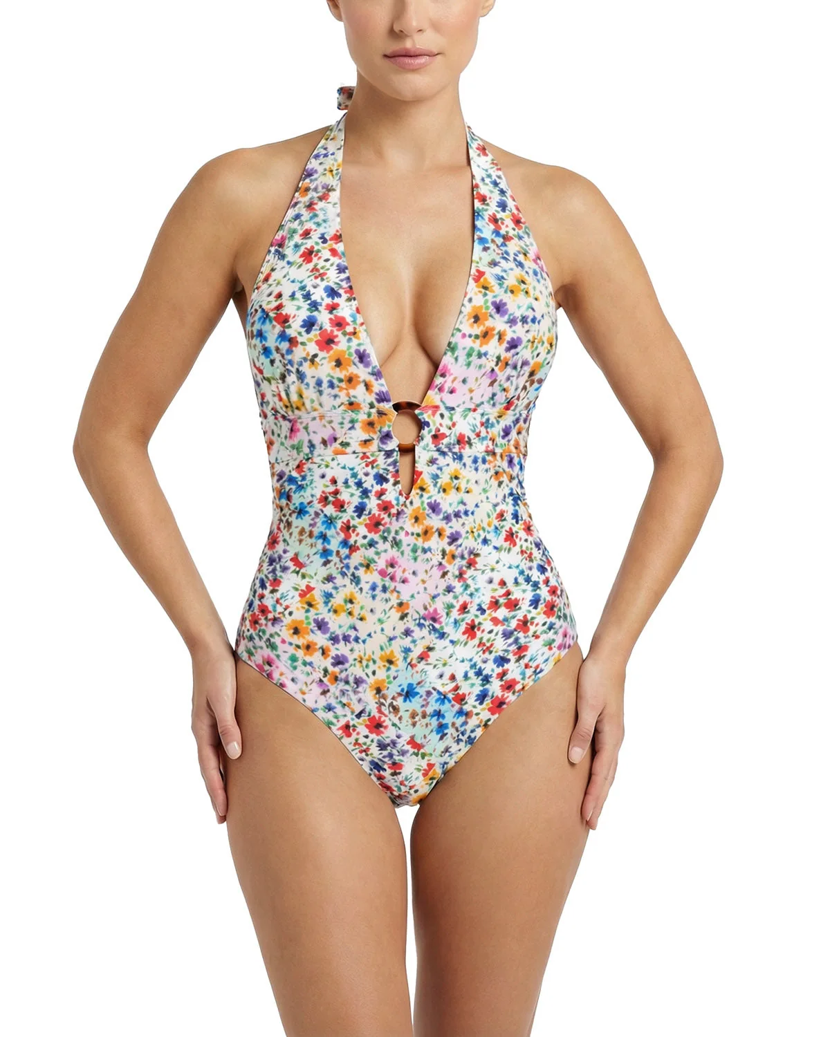 Gabrielle Halter One Piece In Wildflower Patch - Image 5