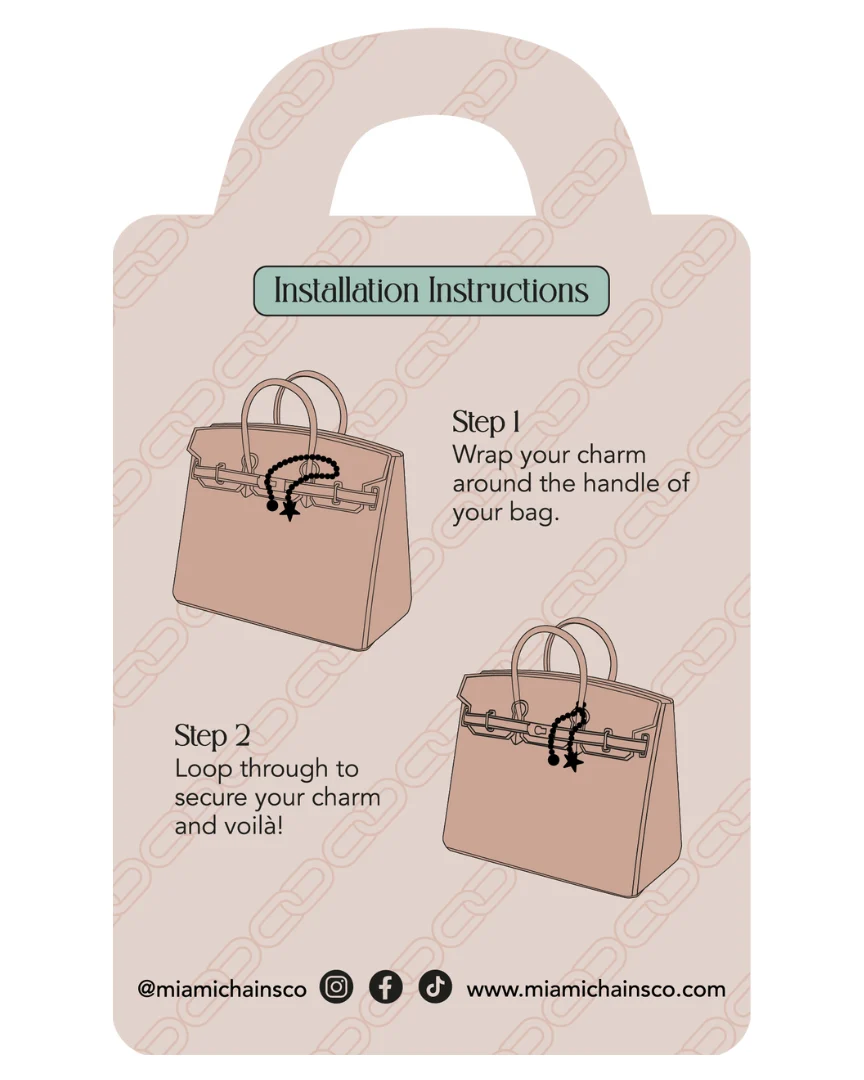 Glitter & Grace Bag Charm - Image 4