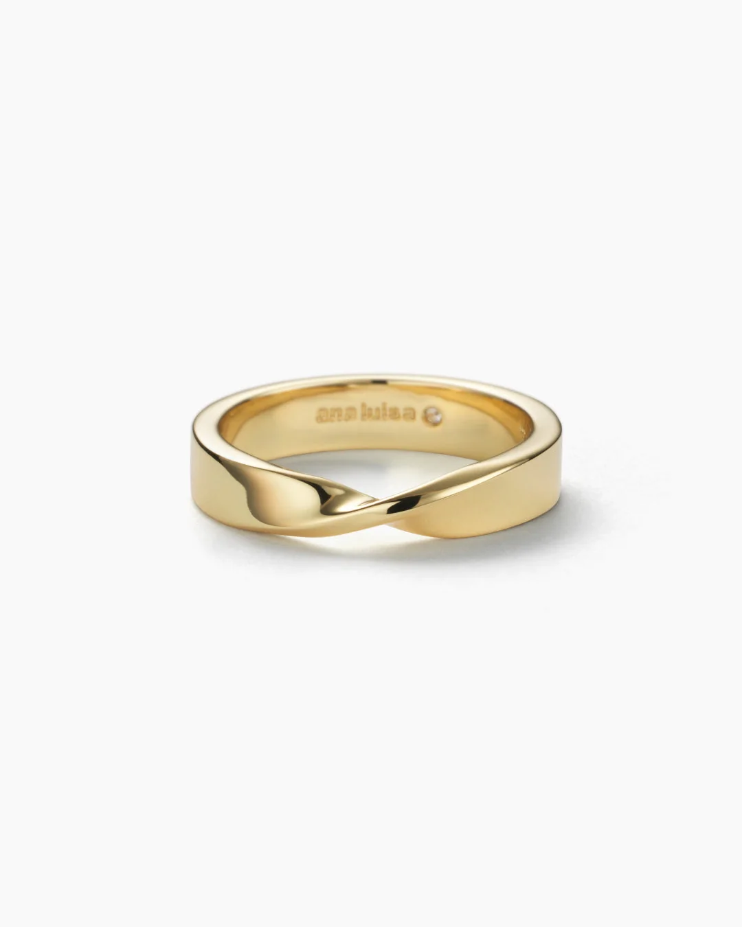 Gold Band Ring - Eliora - Image 5