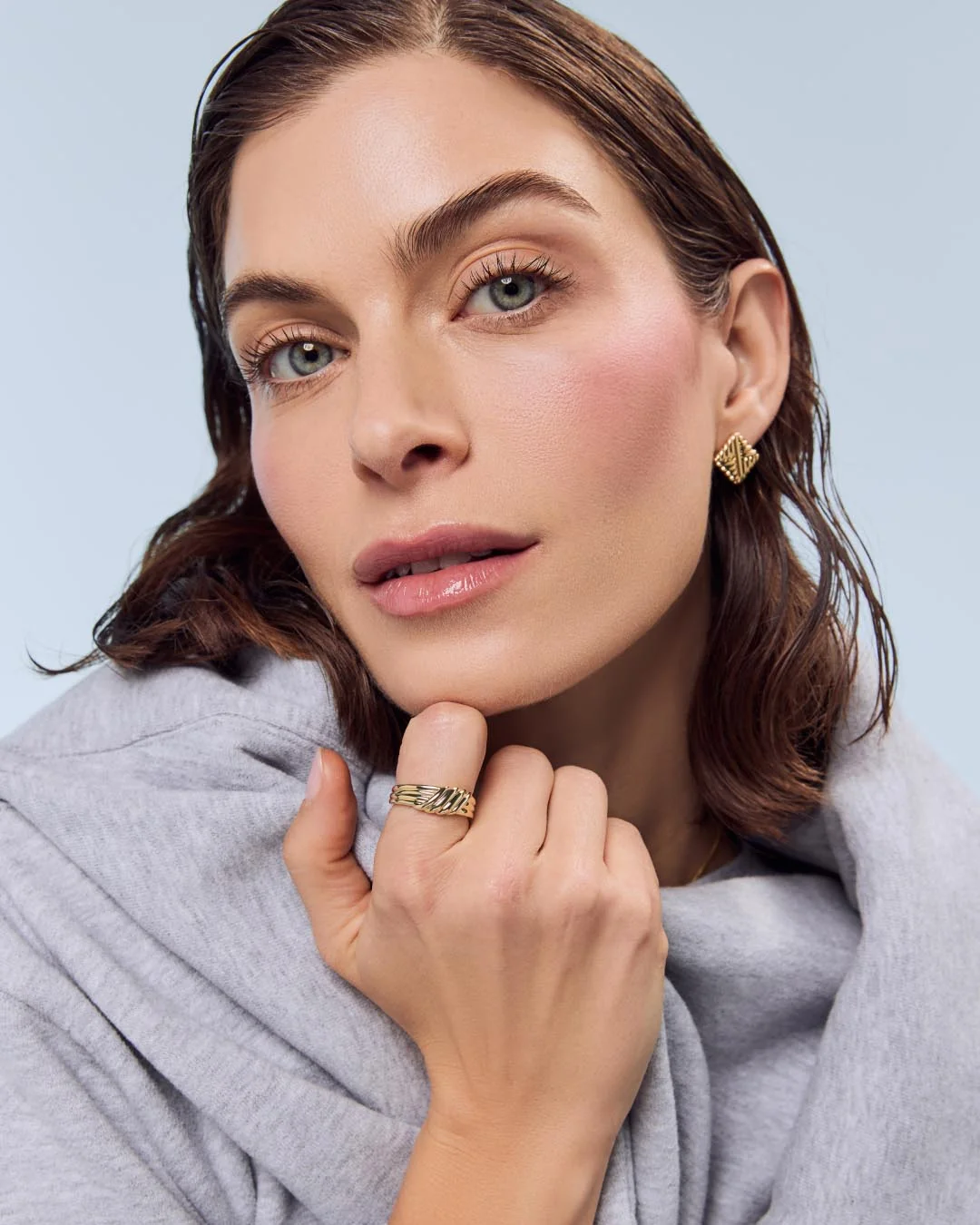 Gold Band Ring - Lydia - Image 2