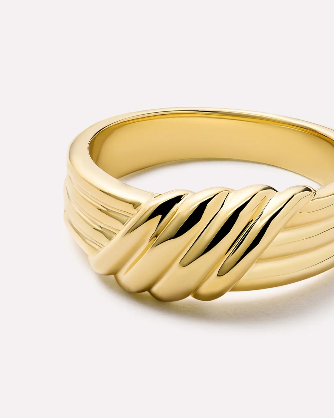 Gold Band Ring - Lydia - Image 6
