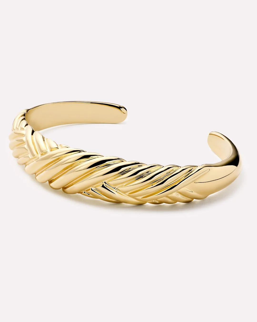 Gold Cuff Bracelet - Kamilla - Image 6
