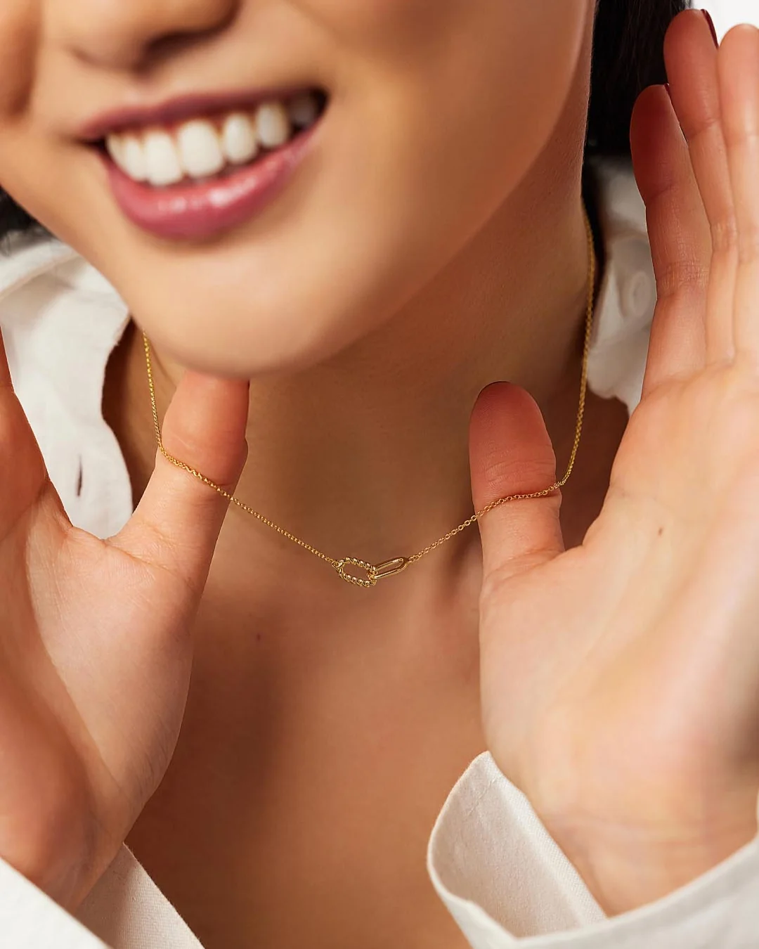 Gold Pendant Necklace - Juniper - Image 3