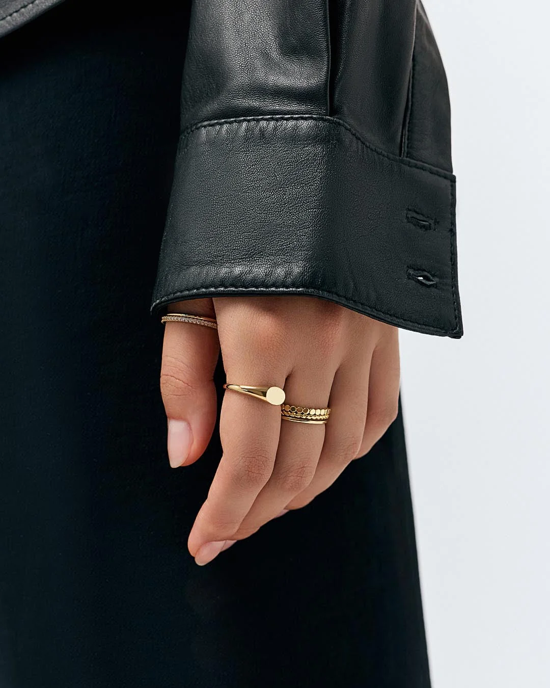 Gold Ring Set - Adrianna Set - Image 5