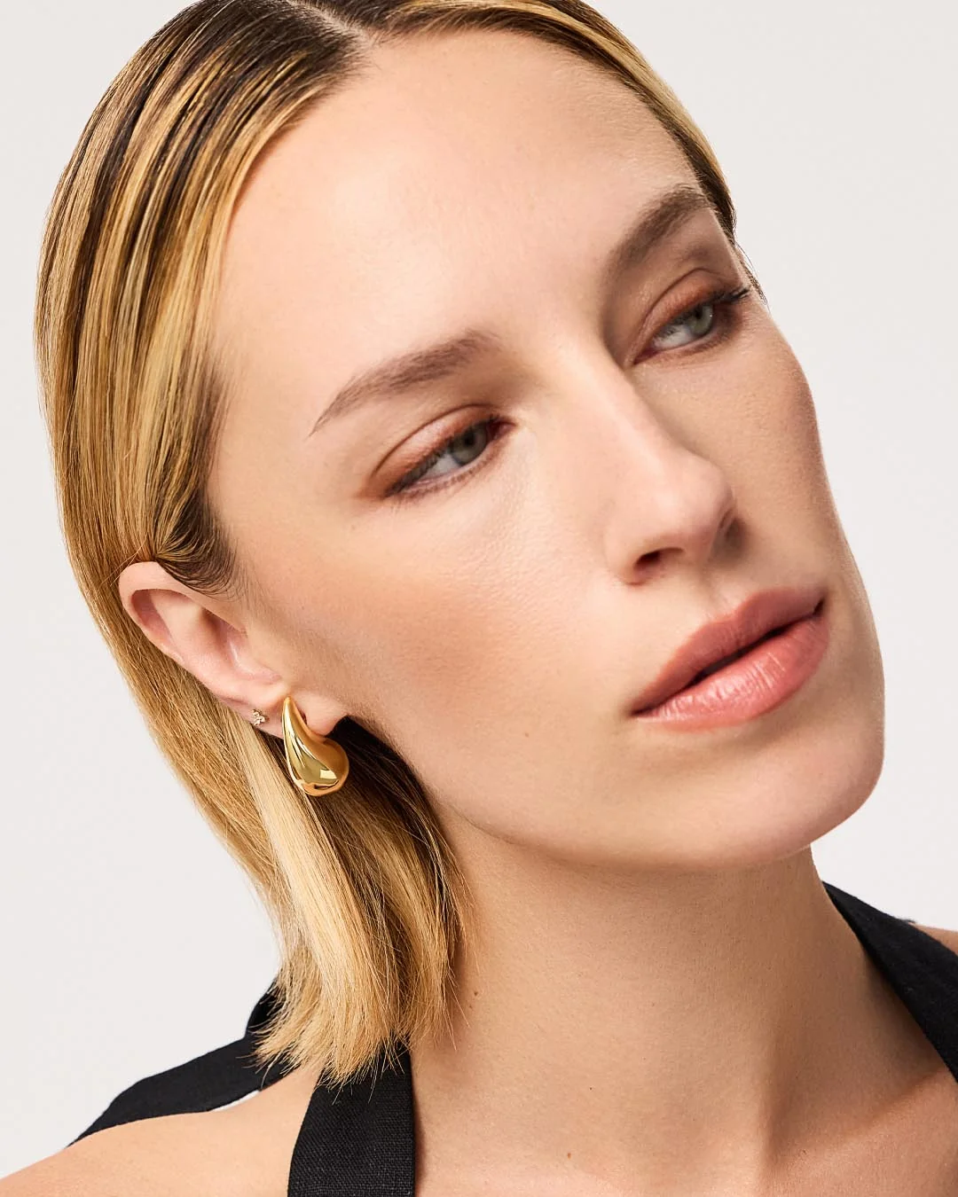 Gold Statement Earrings - Kiara - Image 6