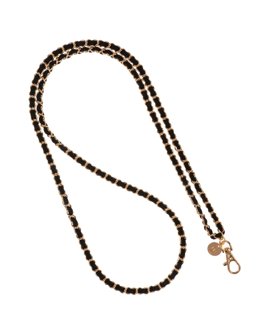 Golden Black Crossbody Phone Chain - Image 2