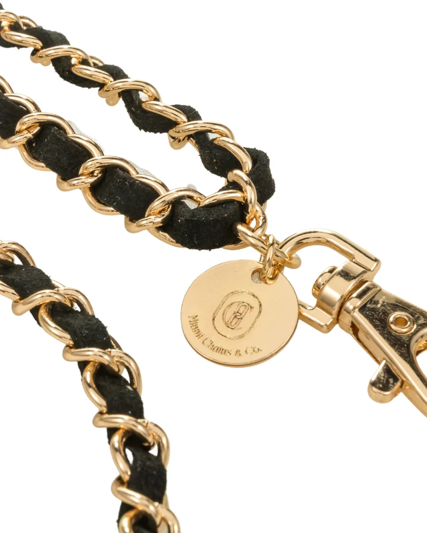 Golden Black Crossbody Phone Chain - Image 3