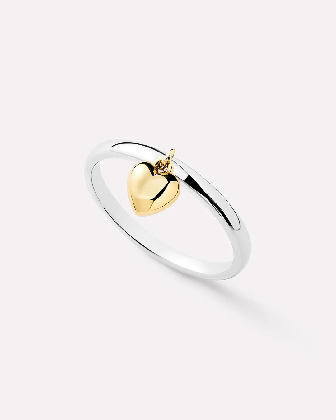 Heart Ring - Leia Two Tone