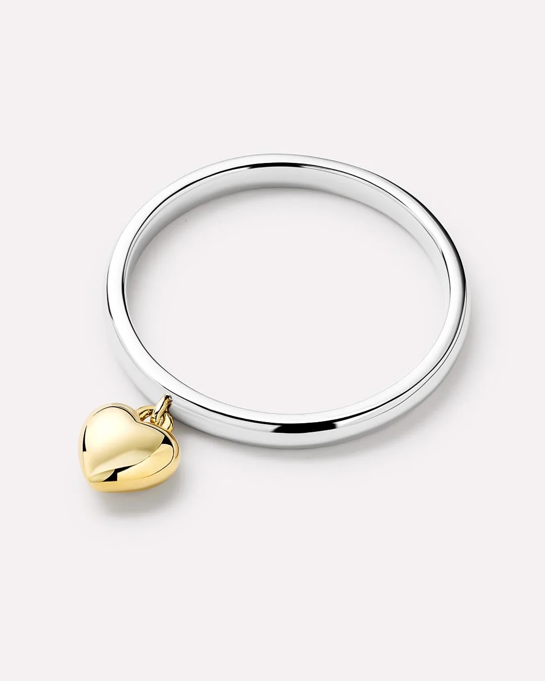 Heart Ring - Leia Two Tone - Image 6