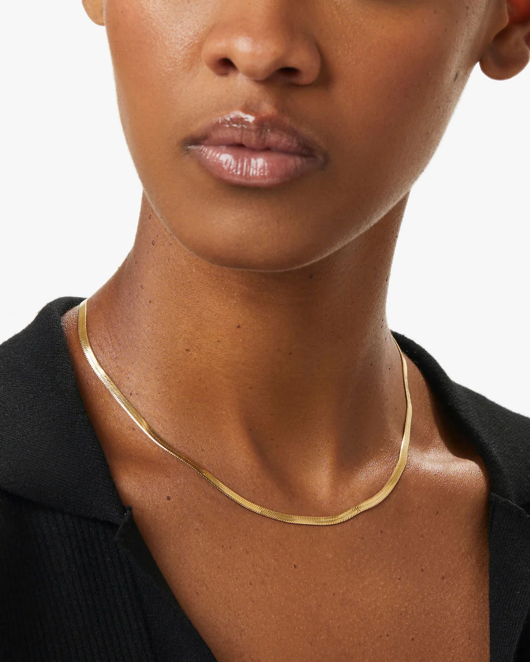 Herringbone Chain Necklace - Ina - Image 6
