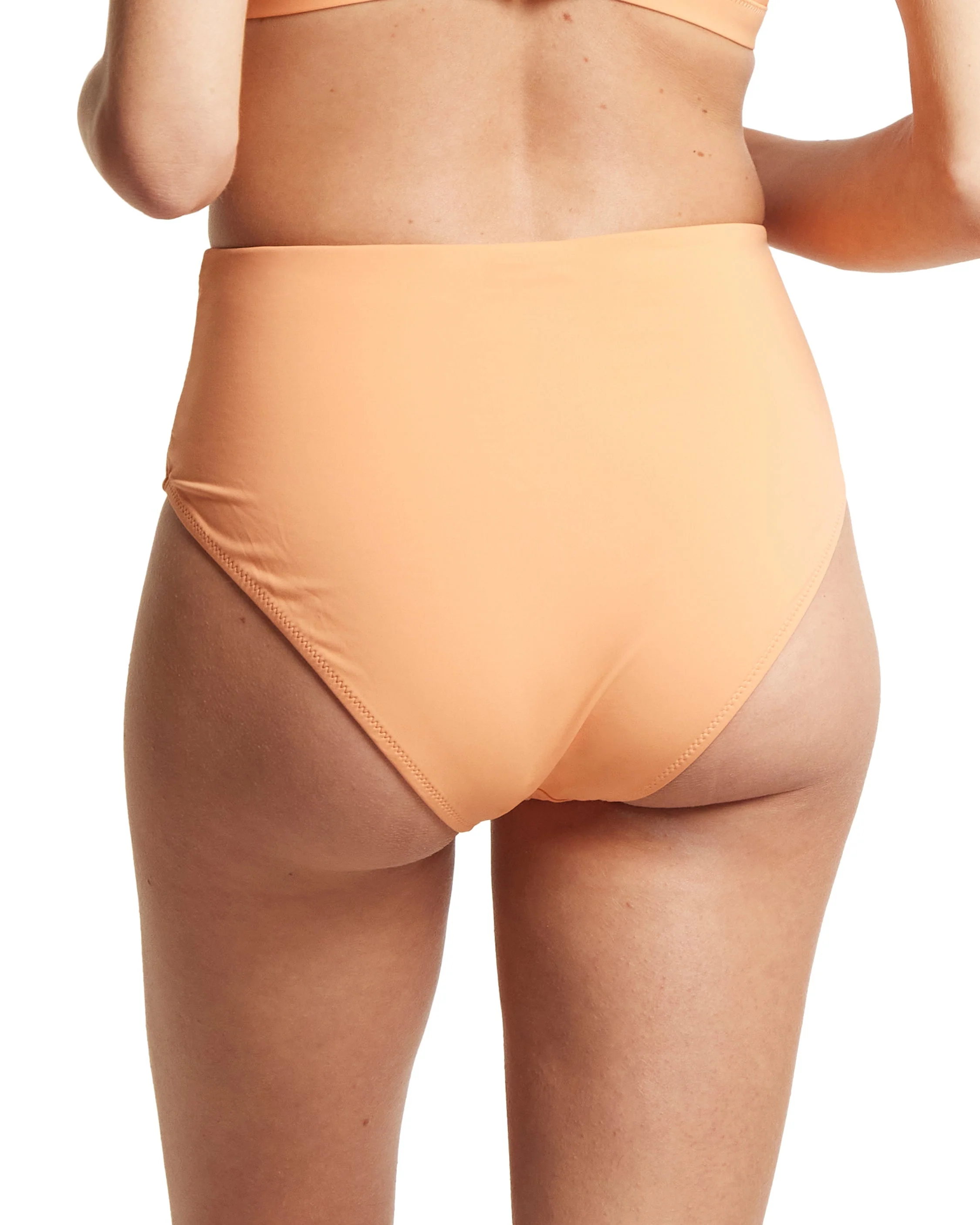High Rise Cheeky Swimsuit Bottom Florence Orange - Image 3