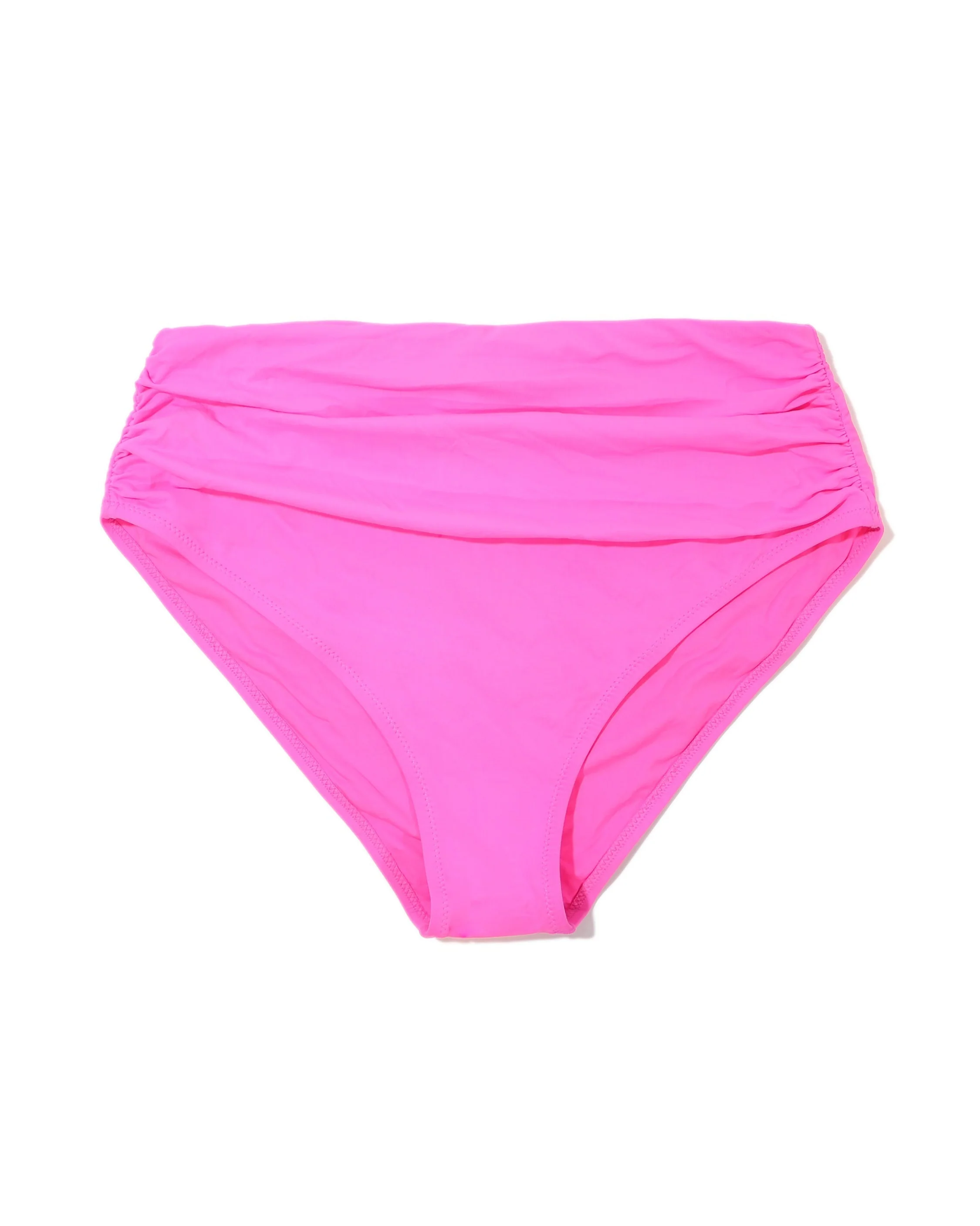 High Rise Cheeky Swimsuit Bottom Unapologetic Pink - Image 2