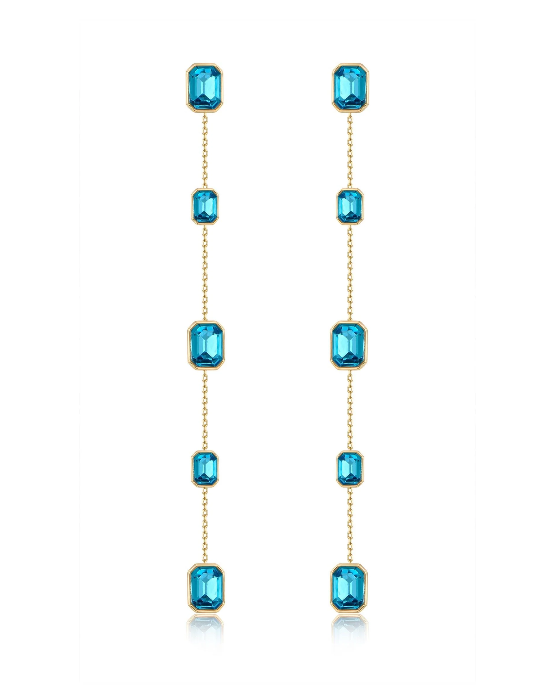 Iconic Crystal Dangle Earrings - Image 10