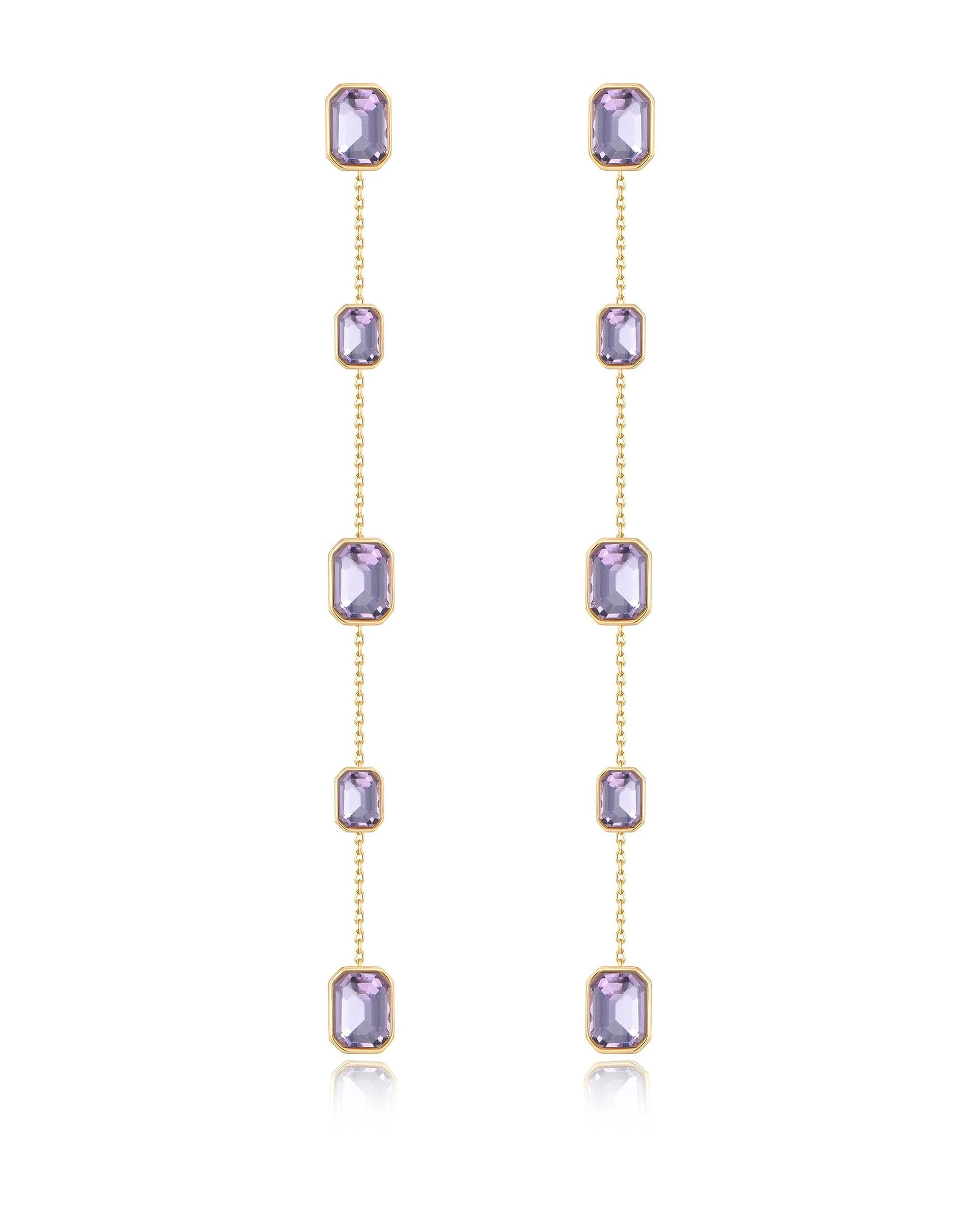 Iconic Crystal Dangle Earrings - Image 12