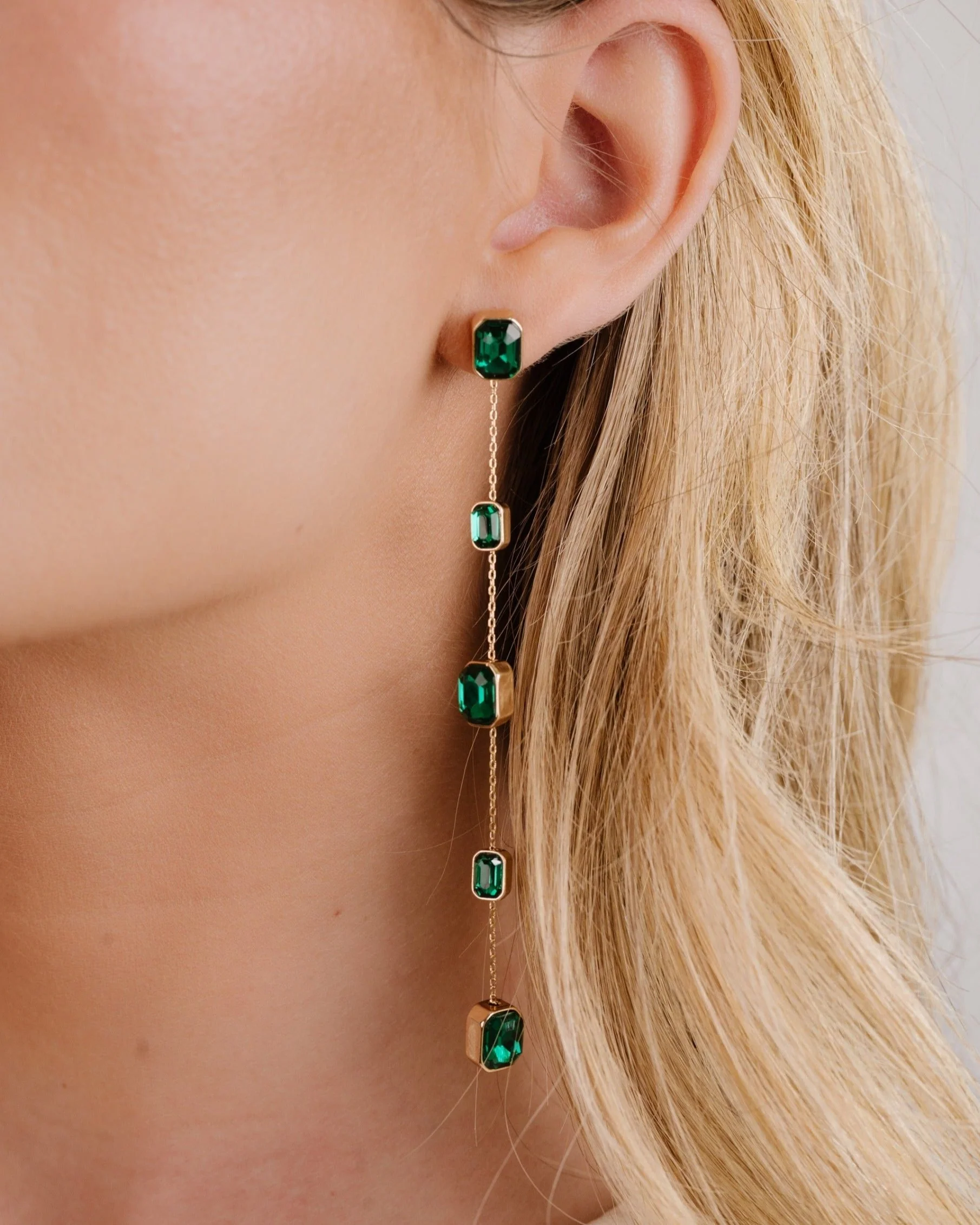 Iconic Crystal Dangle Earrings - Image 13
