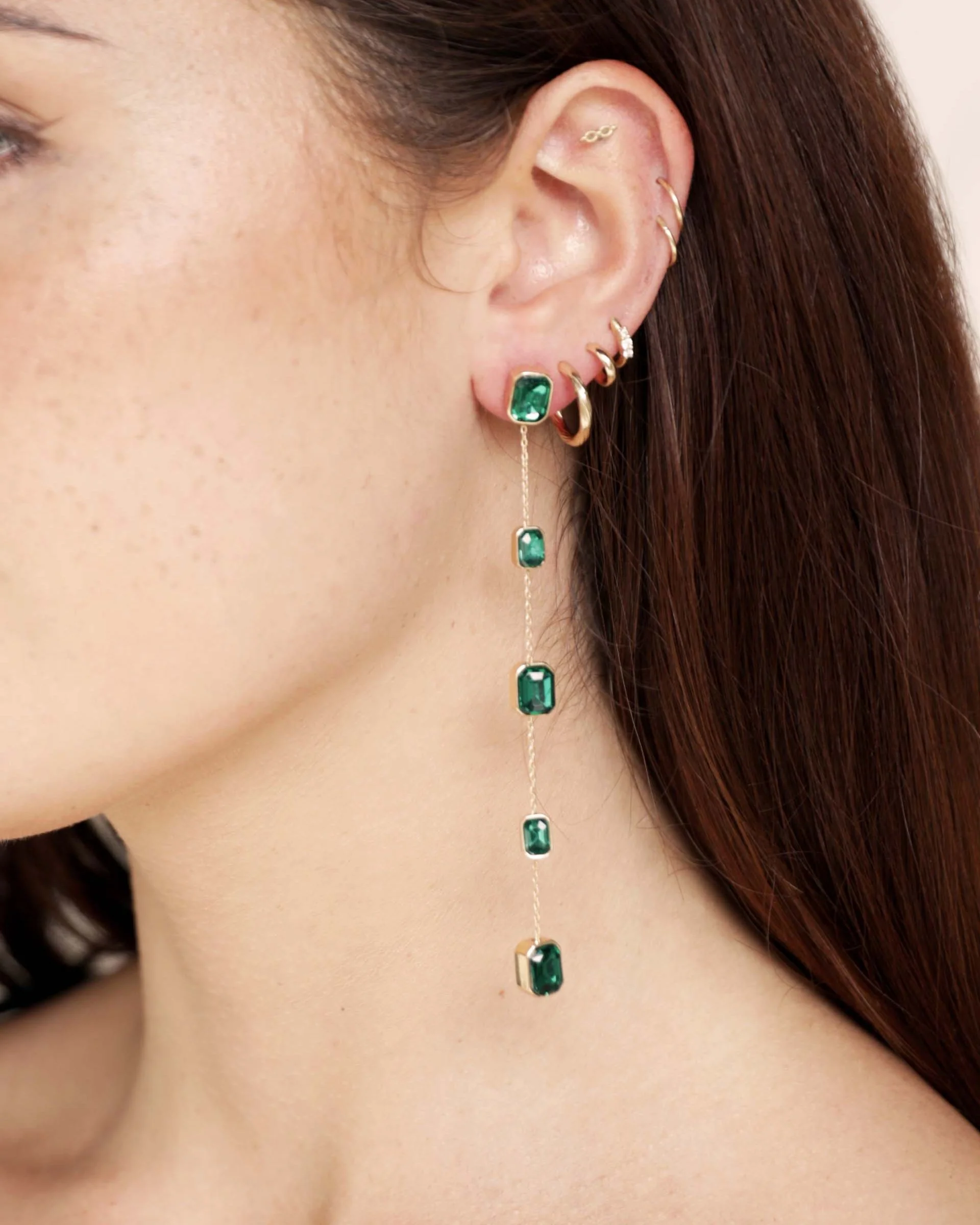 Iconic Crystal Dangle Earrings - Image 5