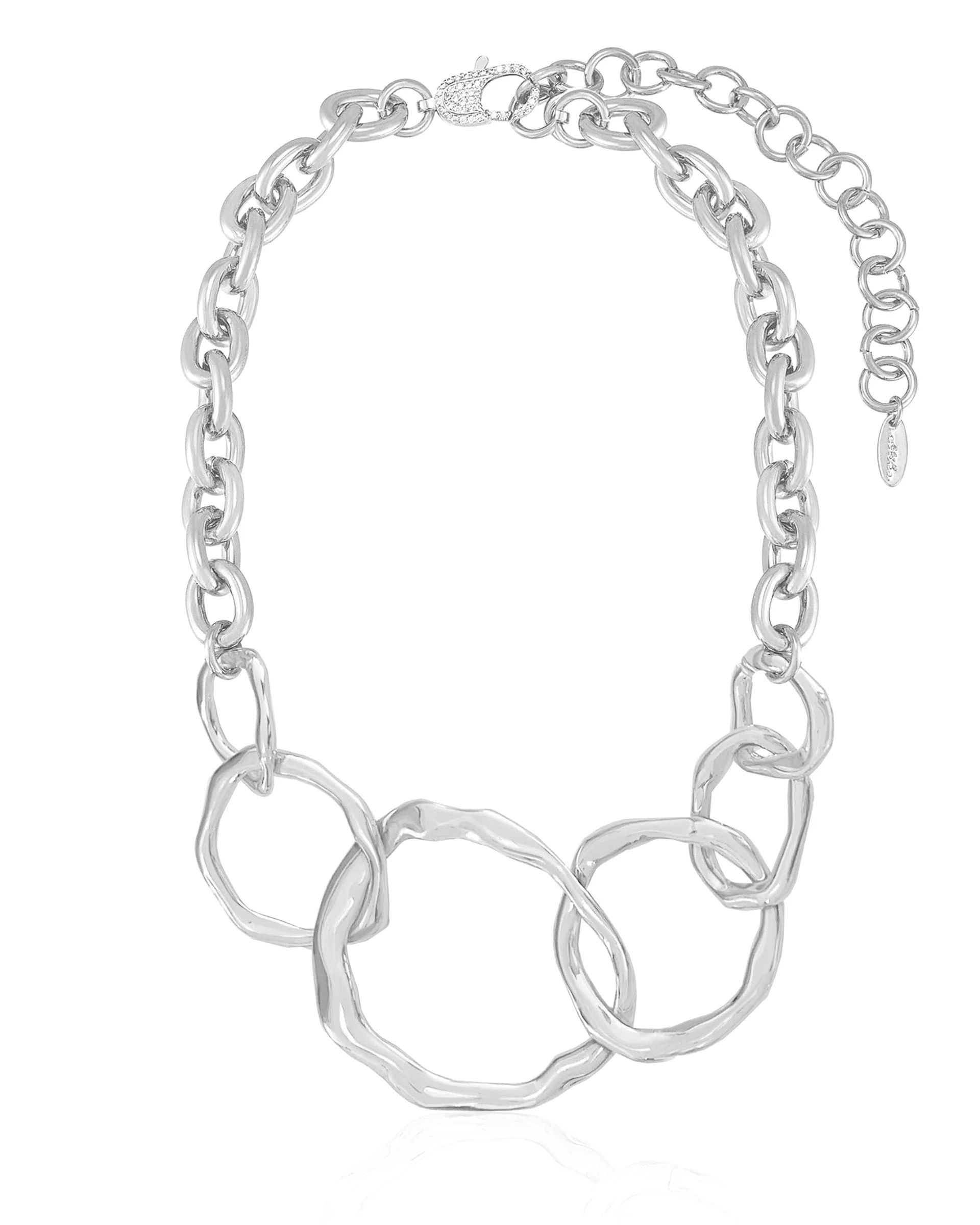 Interlocking Golden Chain Necklace - Image 5