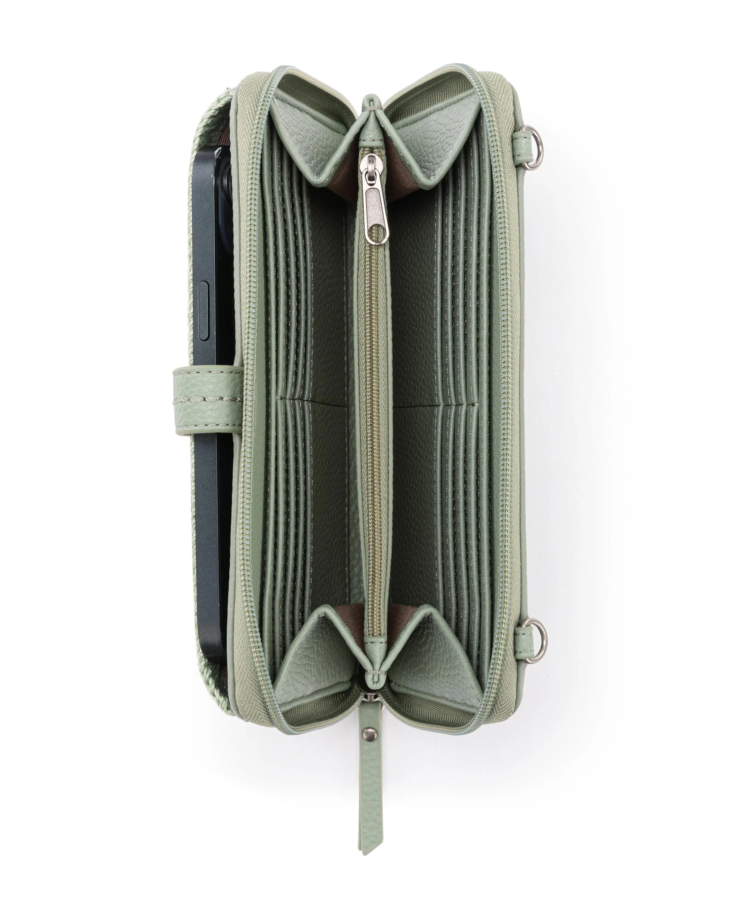 Iris Smartphone Wallet - Leather - Meadow - Image 5