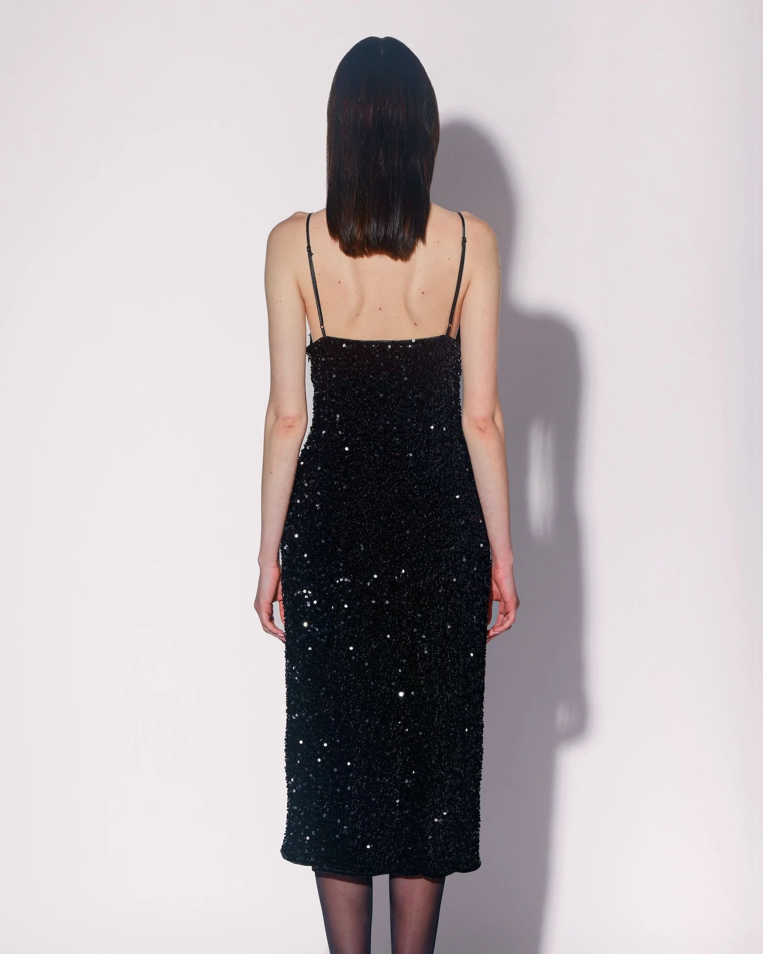 Jamie Dress, Black Sequin - Image 4
