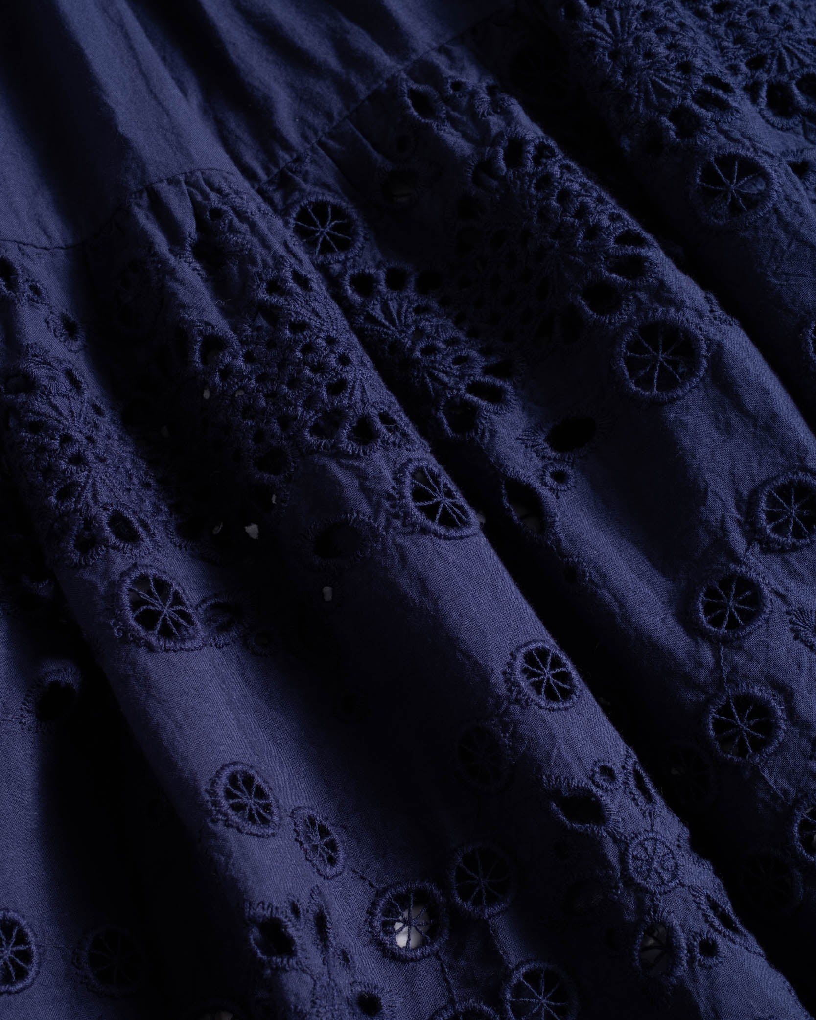 Jenni Skirt In Navy Calypso Eyelet - Image 8