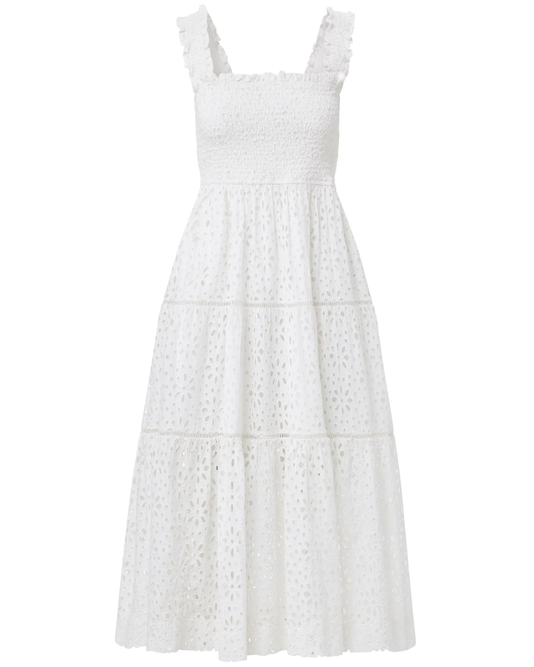 Kristen Dress Fresh White Seaside Eyelet