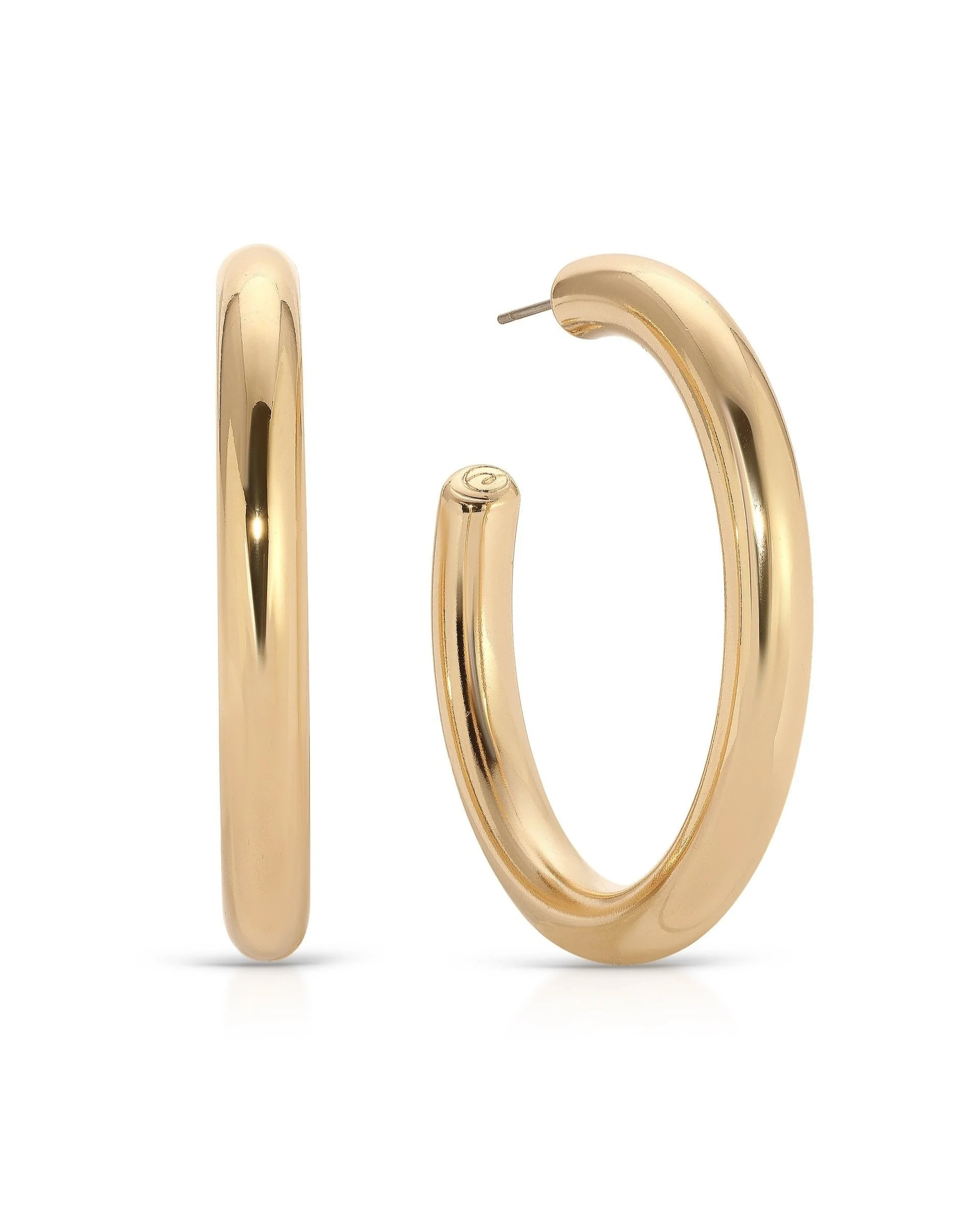 Large Thick Classic Hoops - Image 10