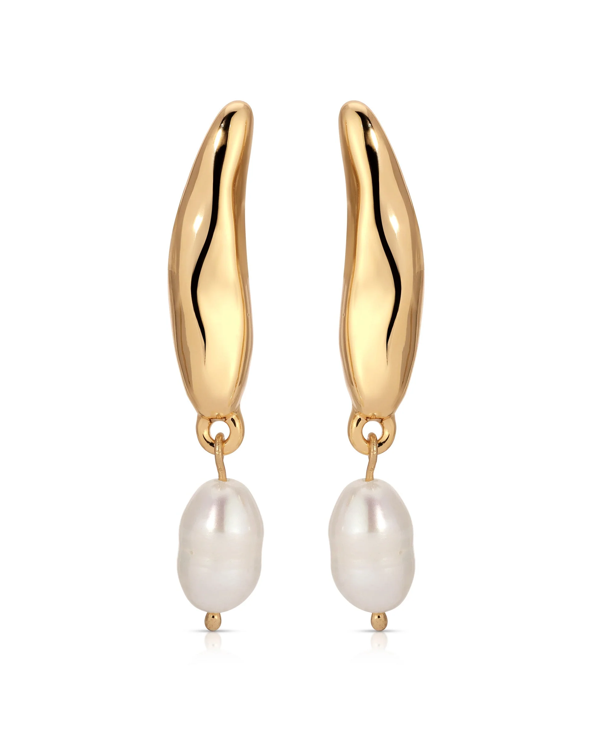 Liquid Luxe Pearl Earrings