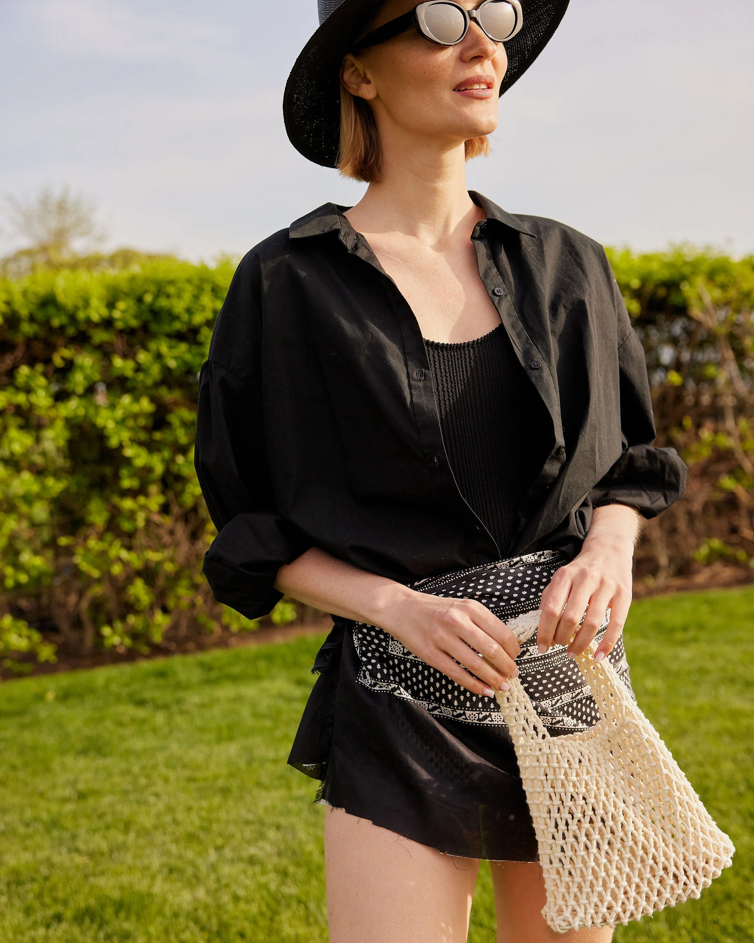 Lizzie Cotton Mini Bag - Image 8
