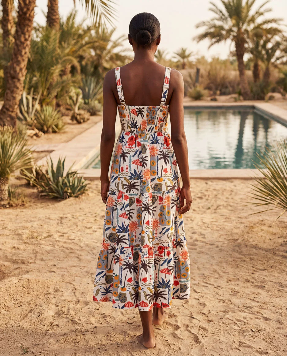 Lizzie Dress In Riviera - Image 4