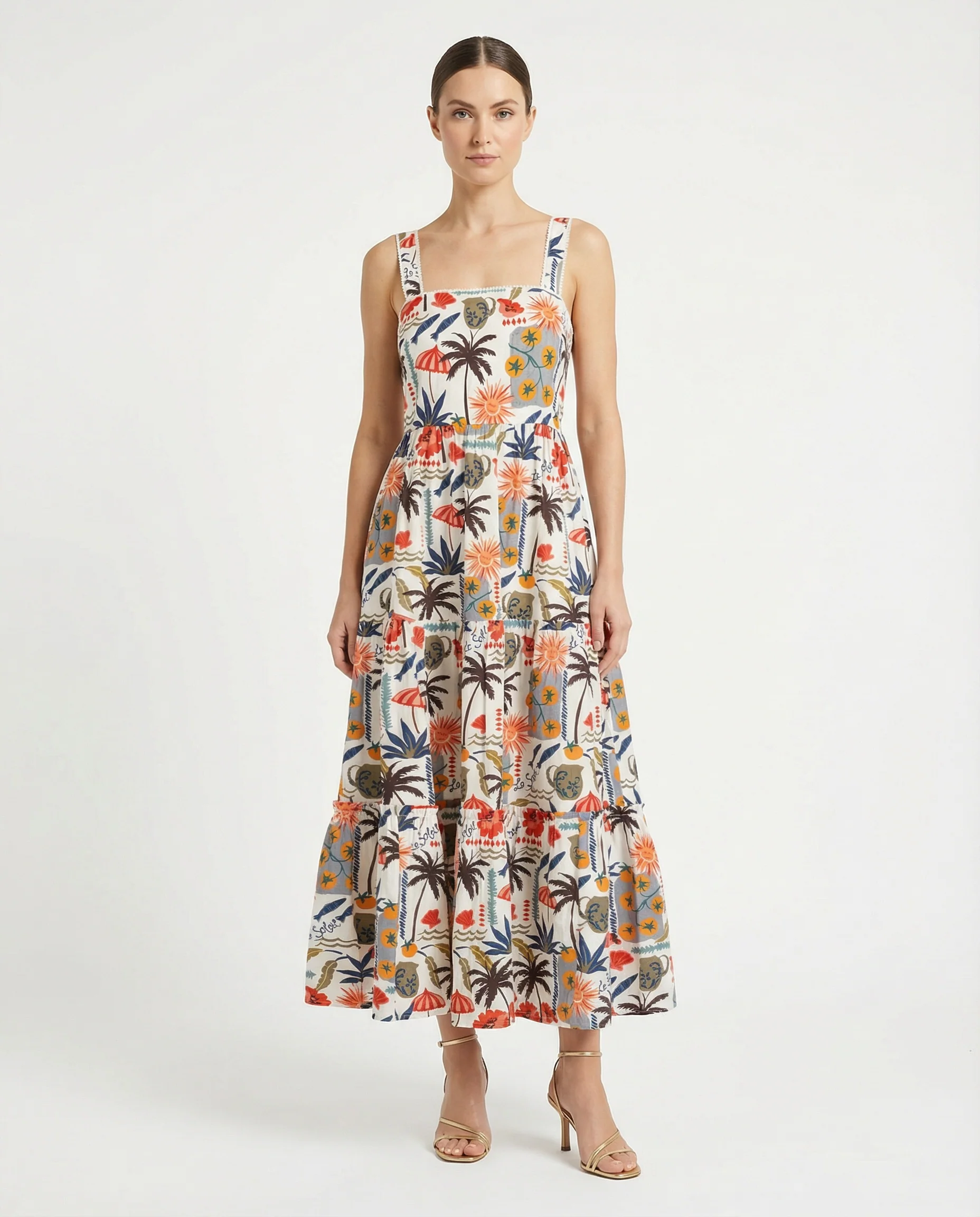 Lizzie Dress In Riviera - Image 5