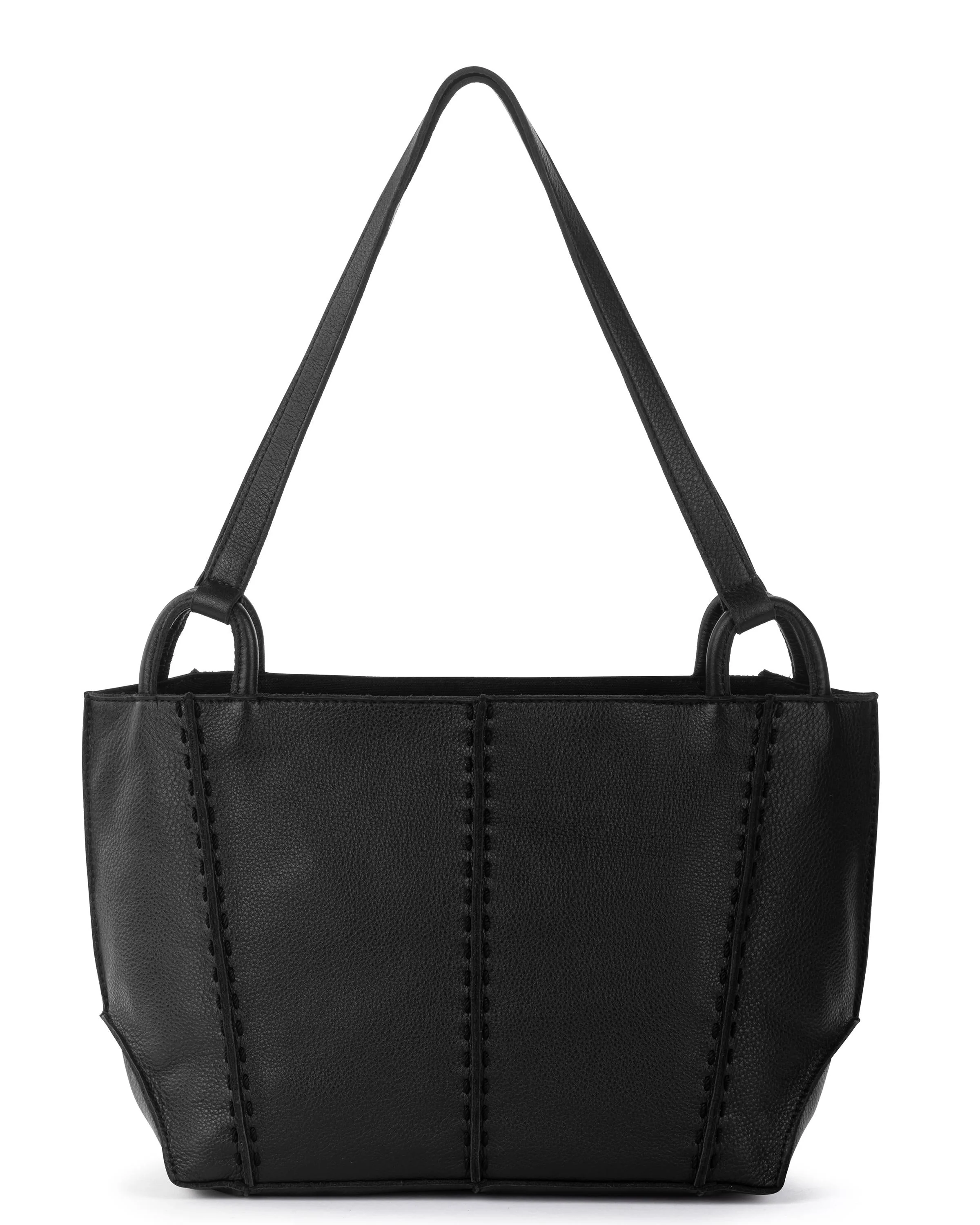 Los Feliz Satchel - Leather - Black