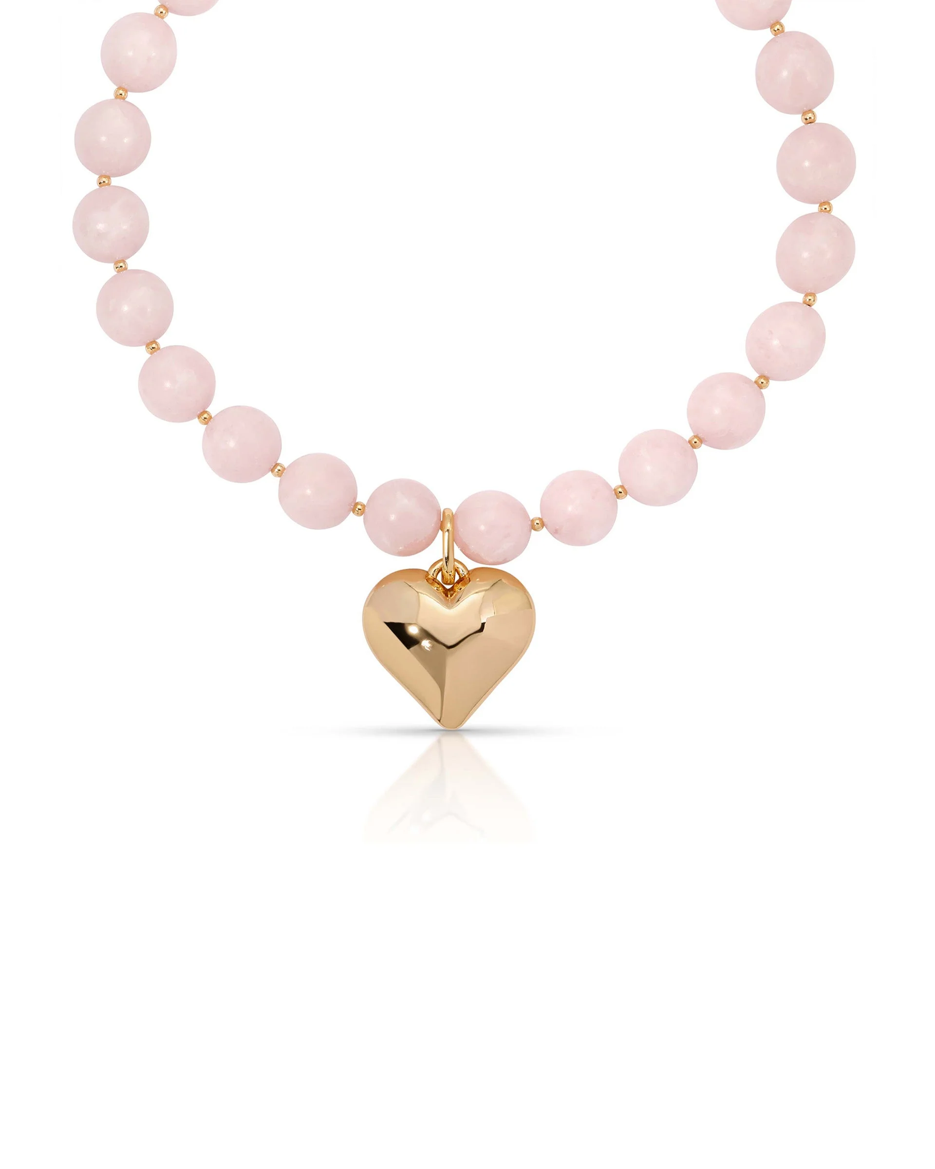 Luck and Love Rose Heart Necklace - Image 3