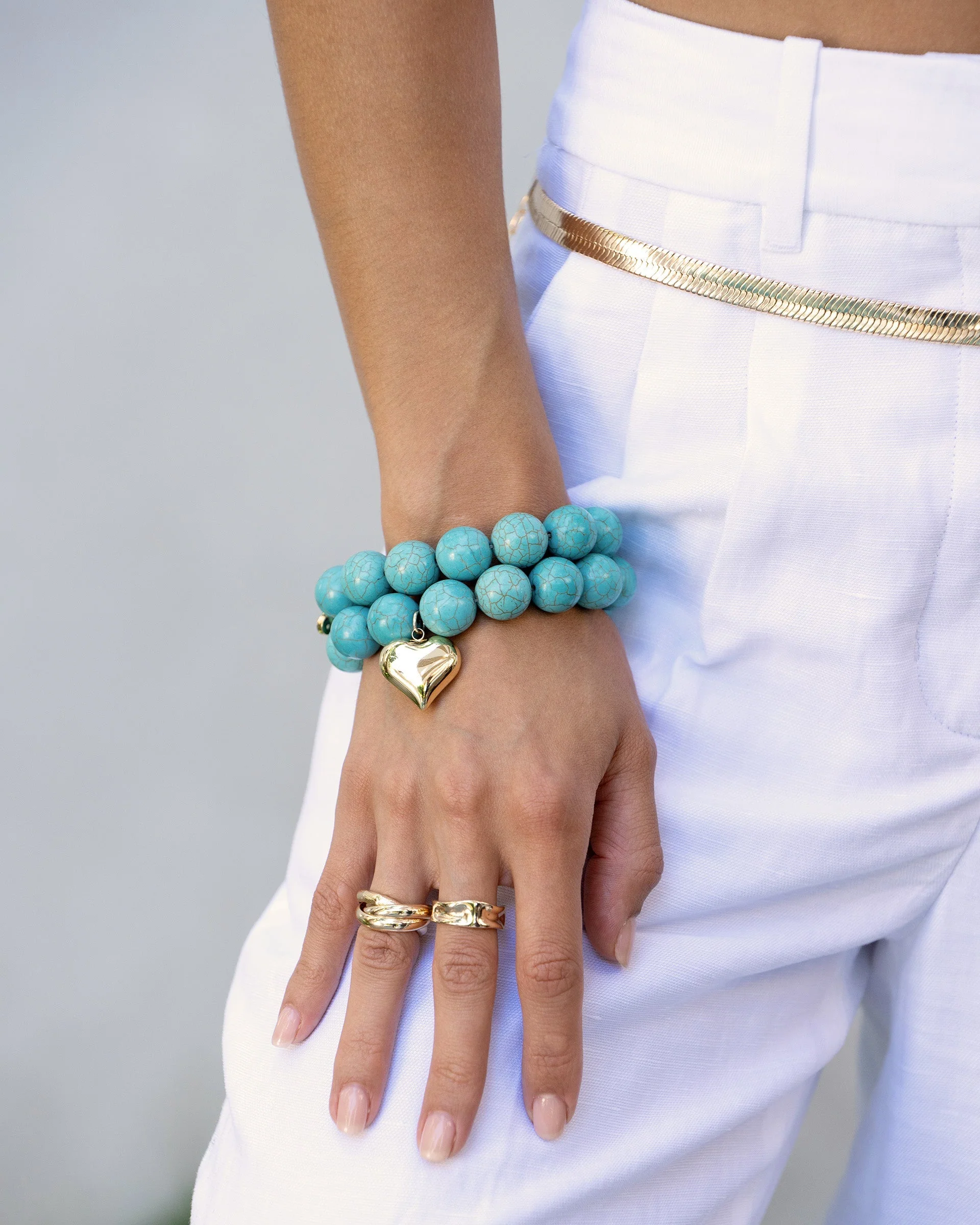 Luck and Love Turquoise Bracelet Set - Image 7