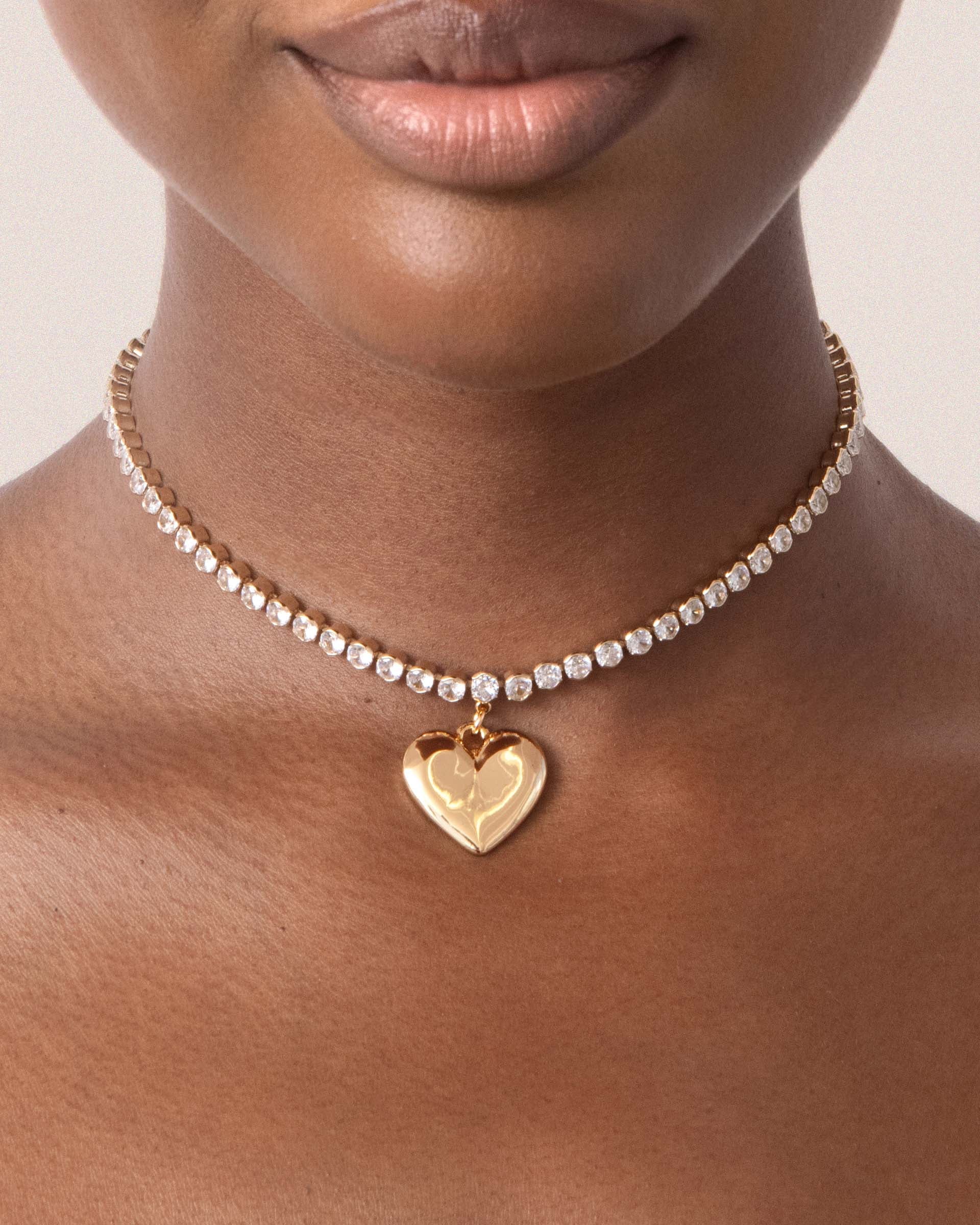 Luminous Love Tennis Necklace - Image 2