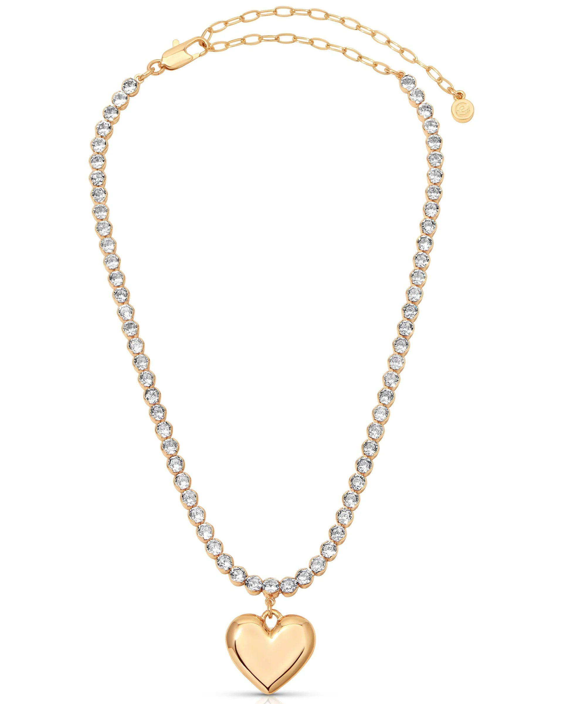 Luminous Love Tennis Necklace - Image 3
