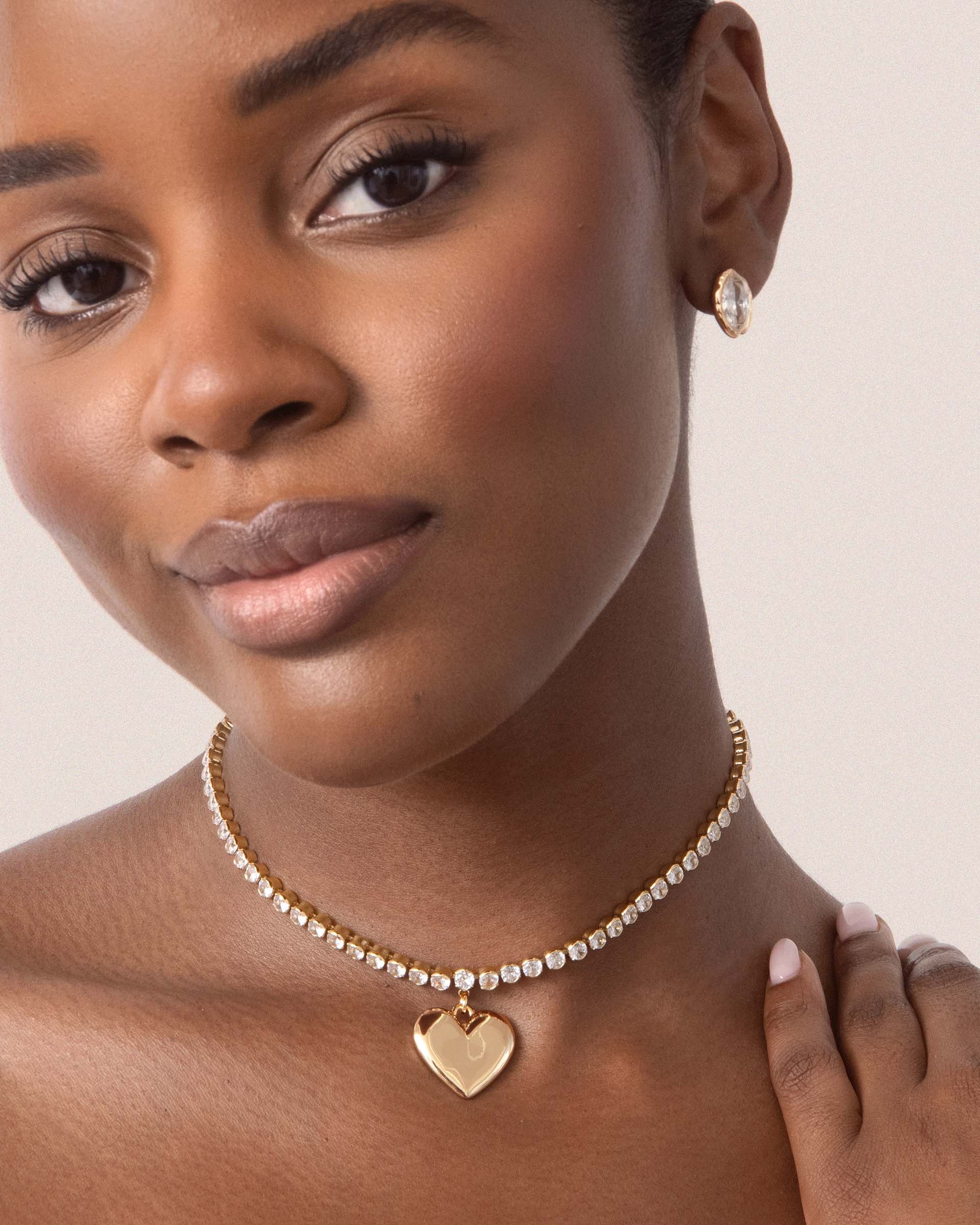 Luminous Love Tennis Necklace - Image 4
