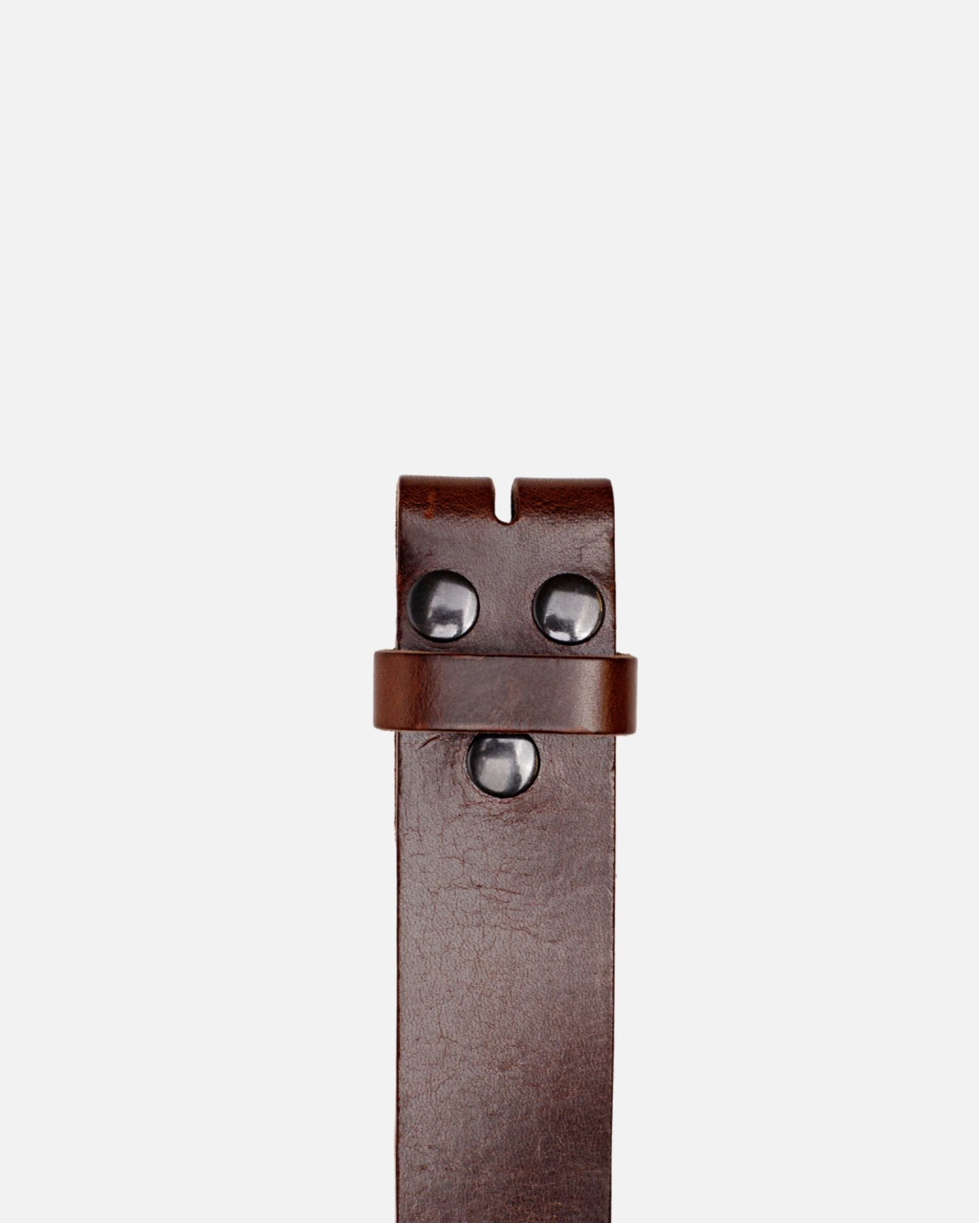Mia | Brown Smooth Leather Belt Strap - Image 5