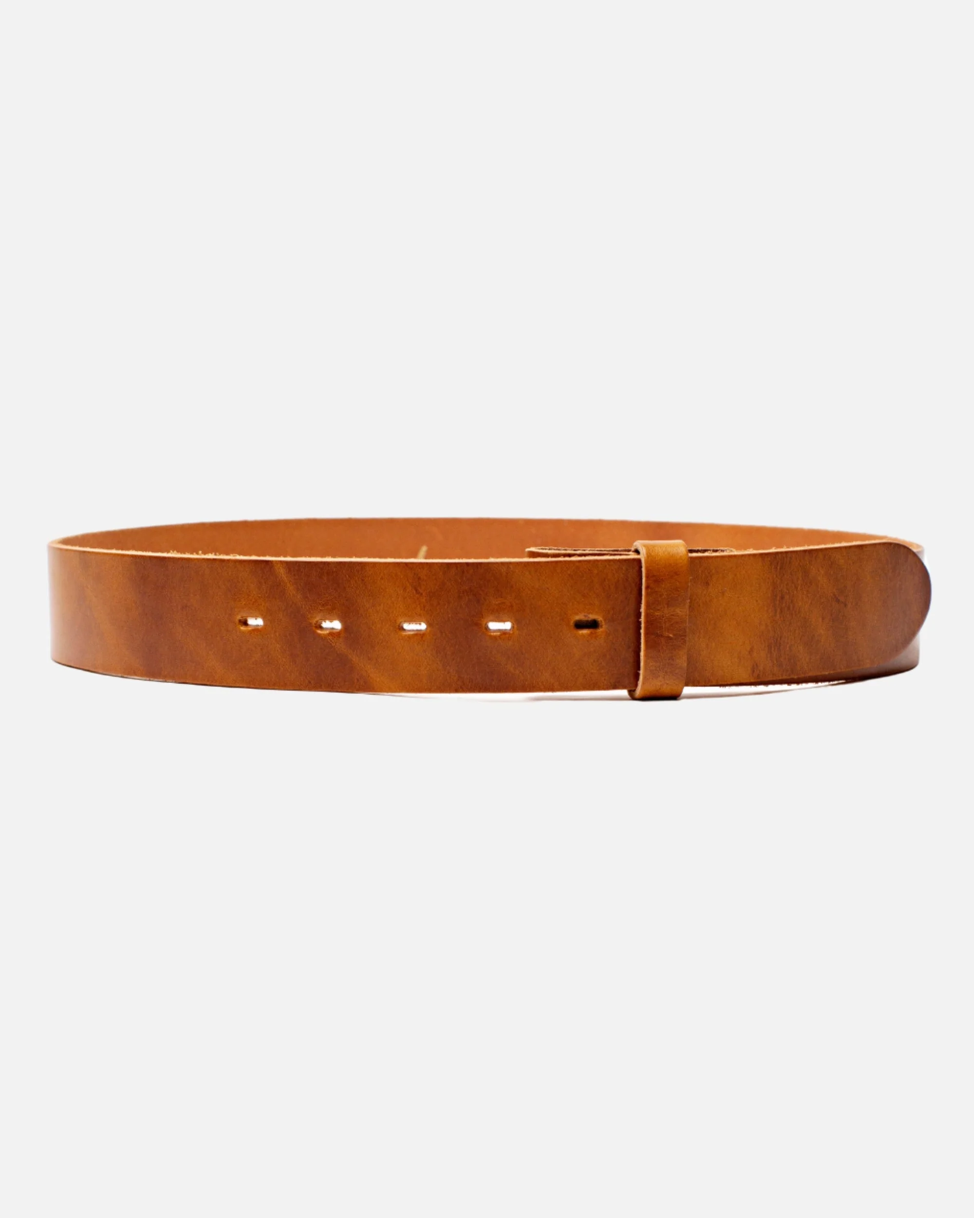 Mia | Camel Smooth Leather Belt Strap - Image 3