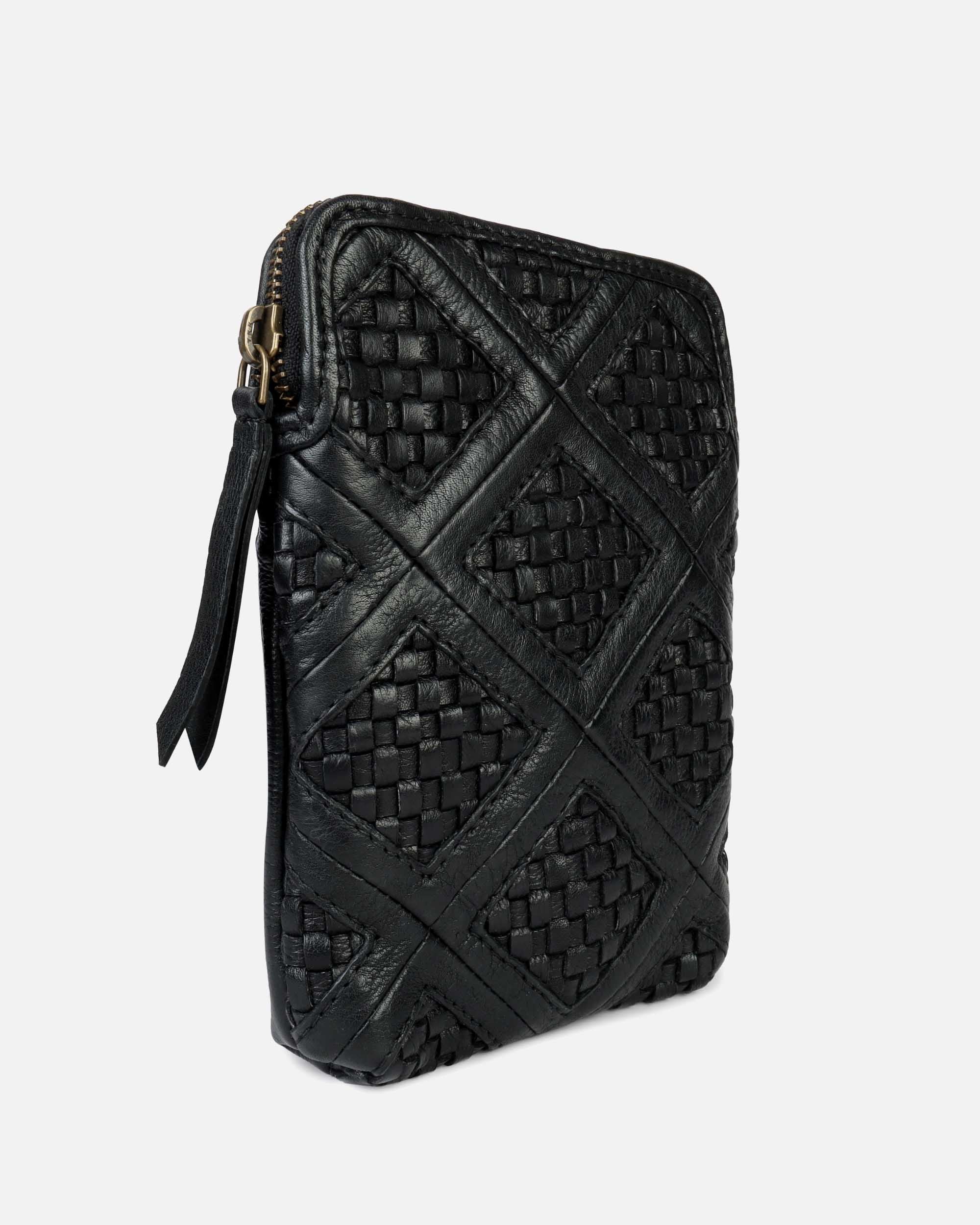 Milder | Chess Patterned Leather Phone Bag - Image 10