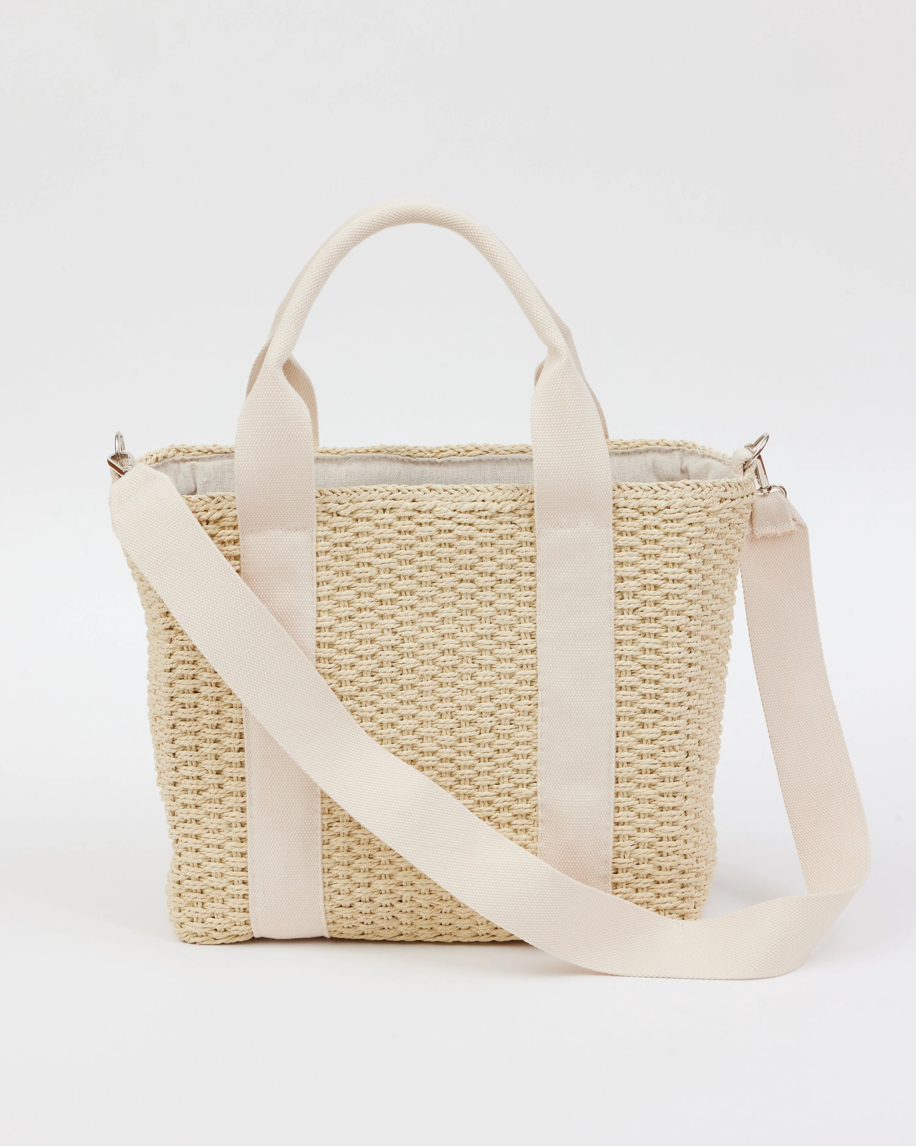 Modern Straw Cooler Tote