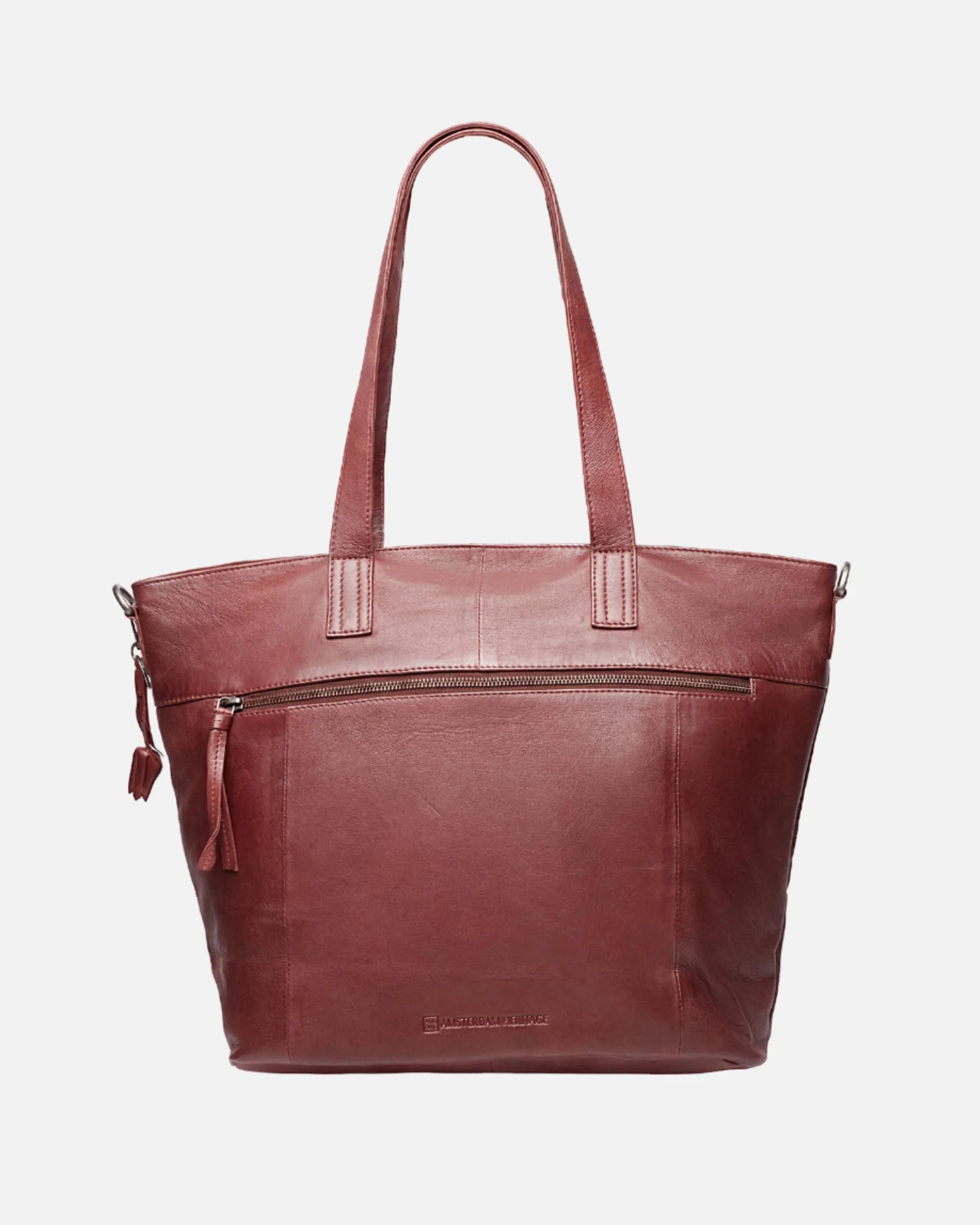 Muskens | Large Leather Tote Bag - Image 4